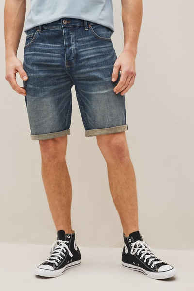 Next Jeansshorts Straight Fit Jeansshorts mit Stretch (1-tlg)