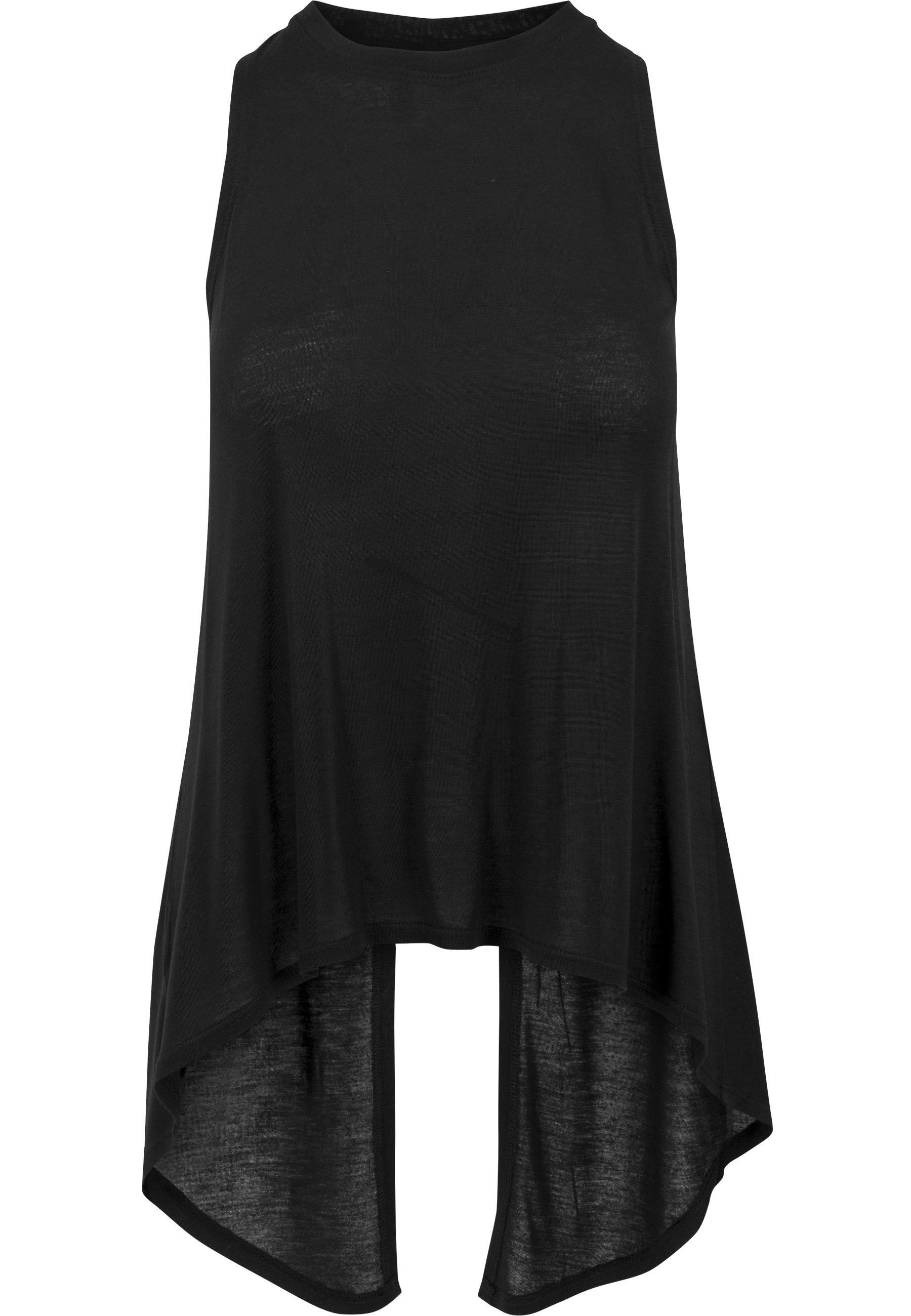 URBAN CLASSICS Yoga & Relax Shirt Urban Classics Damen Ladies HiLo Viscose Top (1-tlg)
