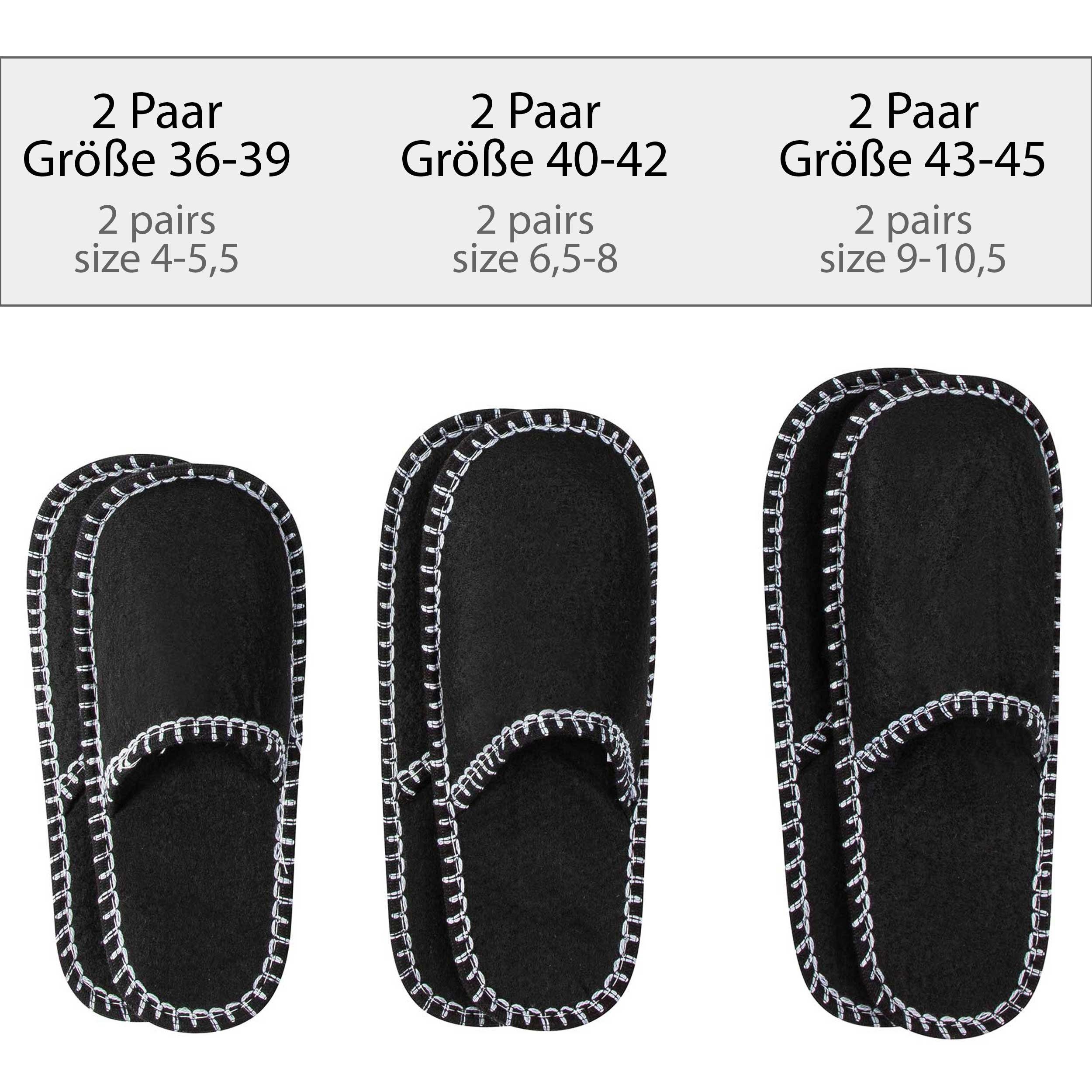 ONVAYA ABS Gästepantoffel, Ananas, 6er Set, Antirutsch, Hausschuhe, Filz Hausschuh