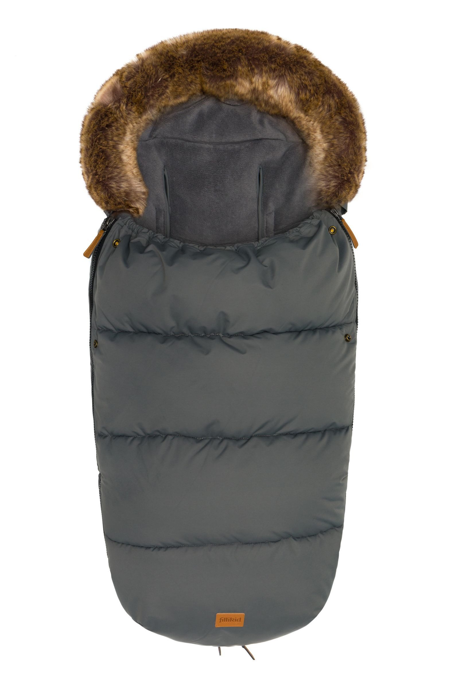 Kinderhaus Blaubaer Fußsack Winterfußsack Manaslu TOP, warmer Winterfußsack waschbar mit Rundum Reißverschluss und