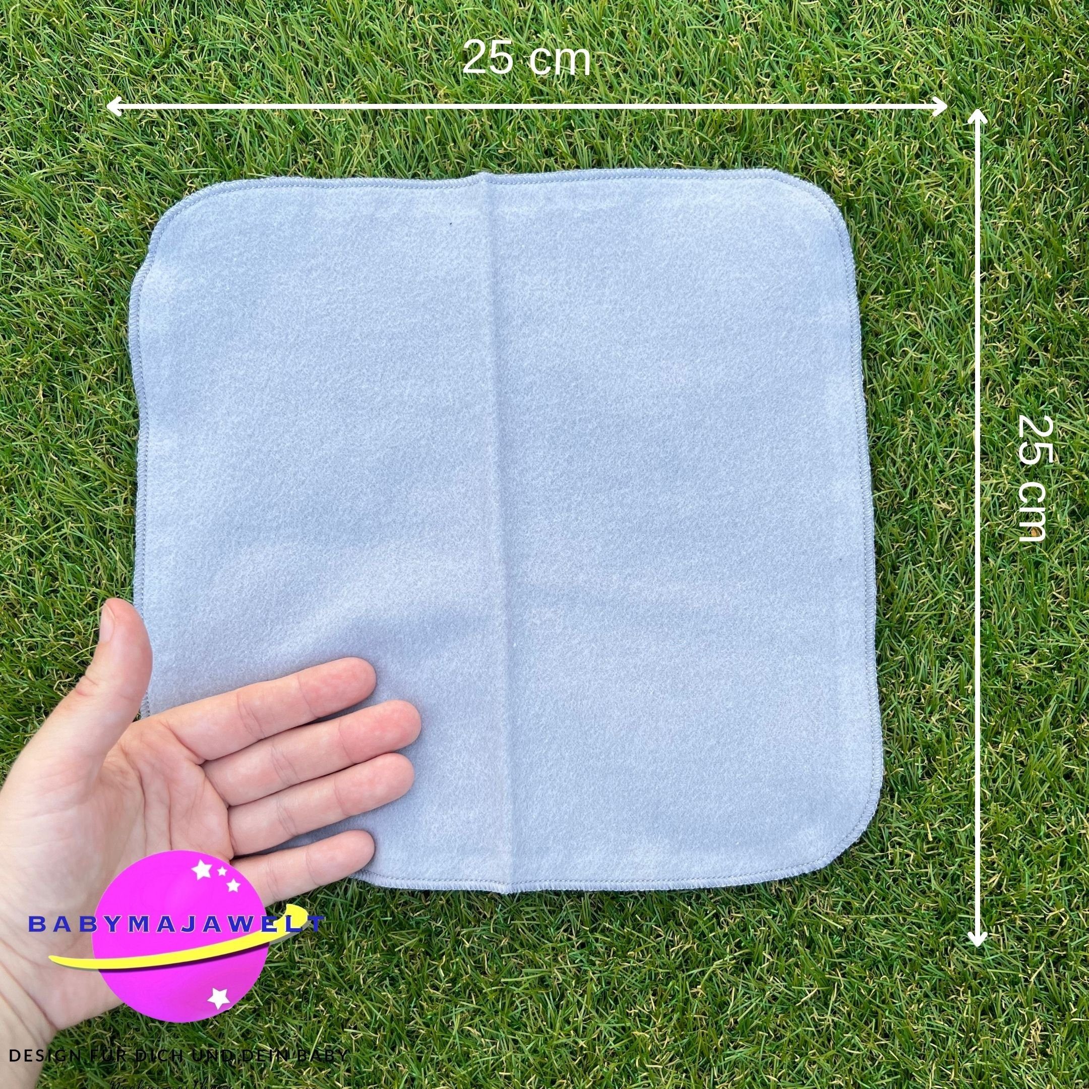 Babymajawelt Waschlappen Ultraweiche Baby Waschlappen Molton Tücher 25x25cm, Baumwolle (10-St), Nachhaltig, DIY-Feuchttücher, Wiederverwendbar, Babyausstattung