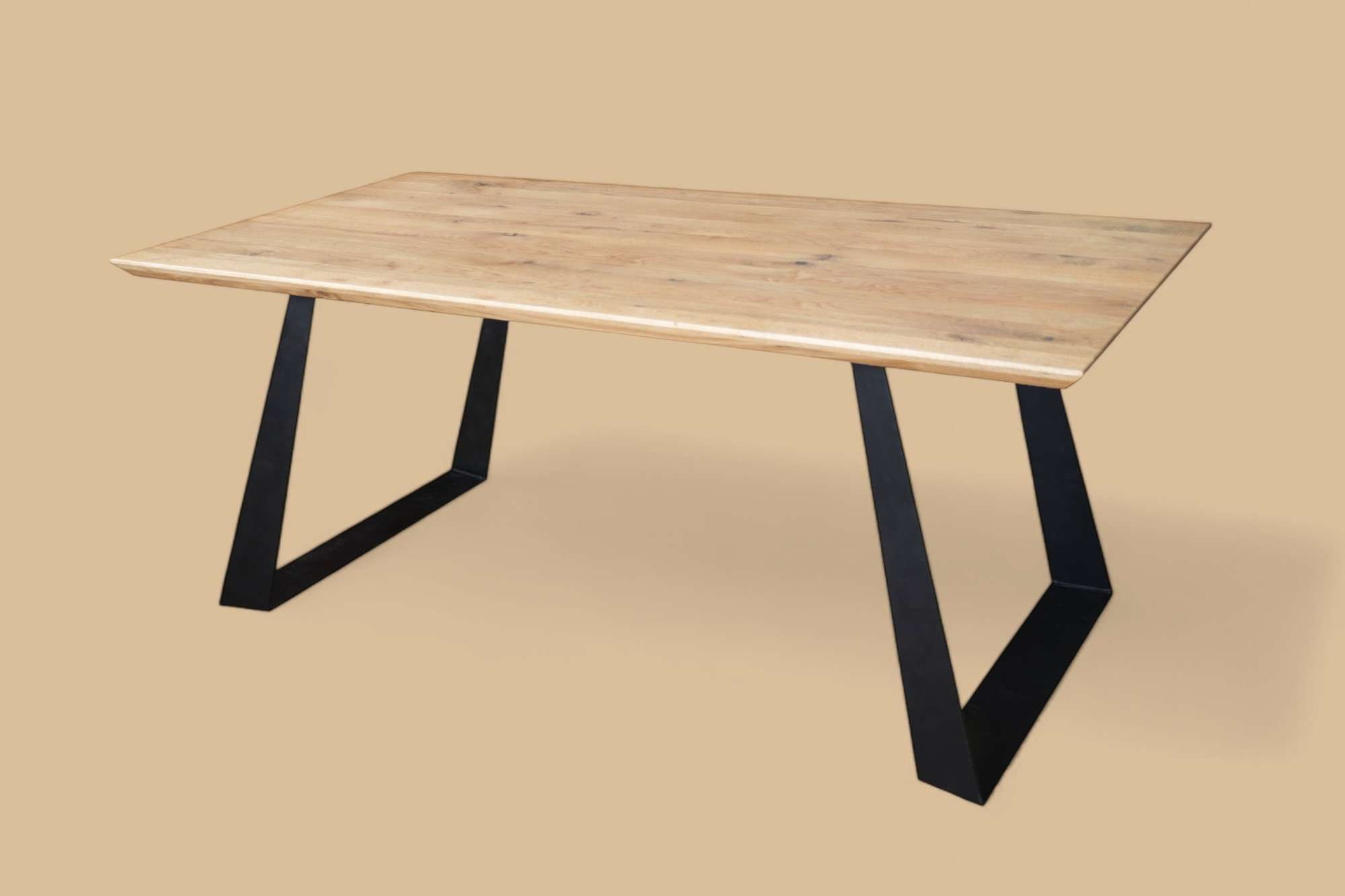 Home affaire Essgruppe Ena Sitzgruppe für Küche/Esszimmer, Esstisch mit 4 Polsterstühlen 5tlg, (Set, 5-tlg., 5-tlg), Stuhlbeine in Eiche Natur oder Buche Schwarz, Tisch 180 cm, U-Gestell
