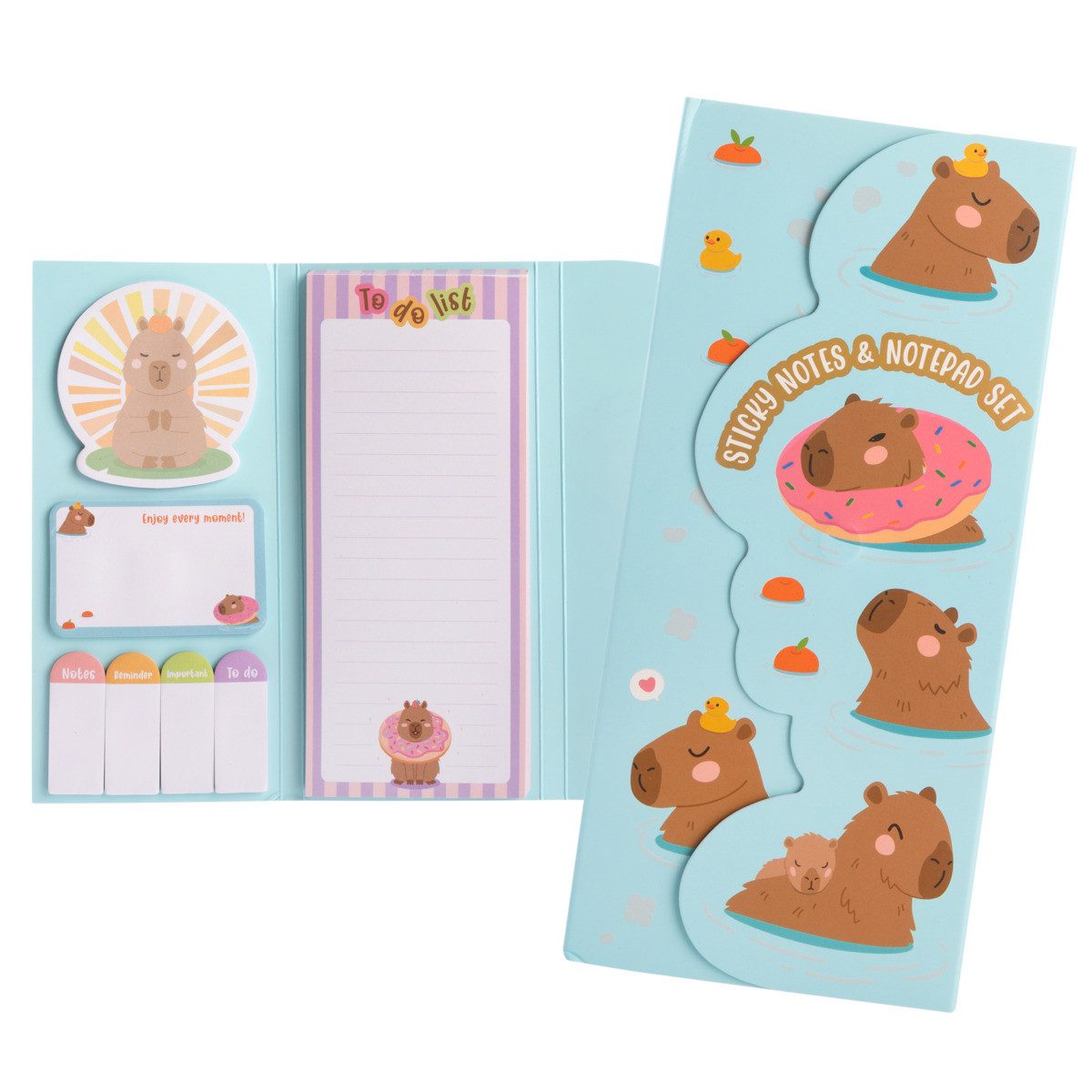 Idena Notizzettel Idena Notizzettel-Set - Capybara, 7-teilig