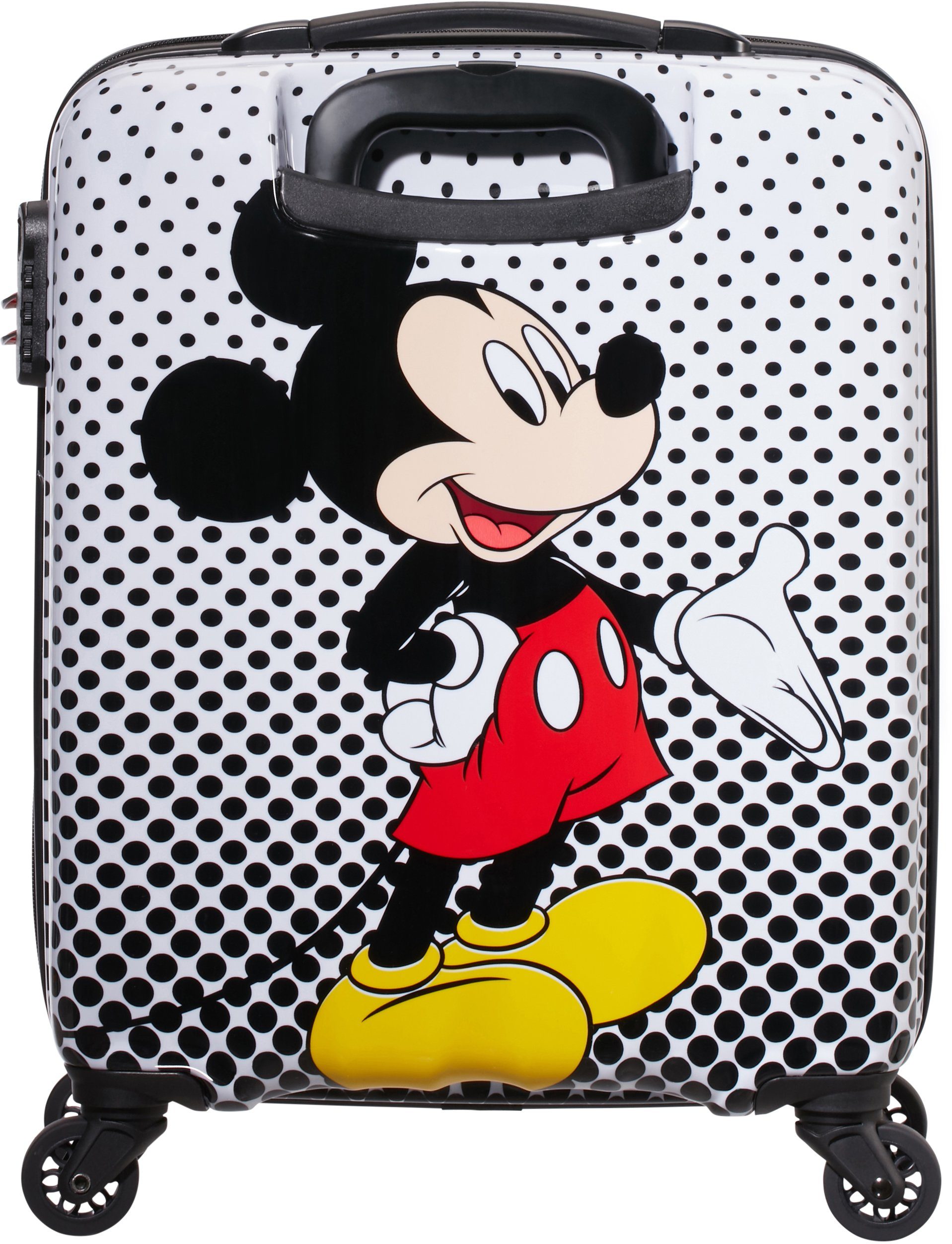 Polka cm, American Mickey Legends, 55 4 Hartschalen-Trolley Rollen Mouse Tourister® Disney Dot,