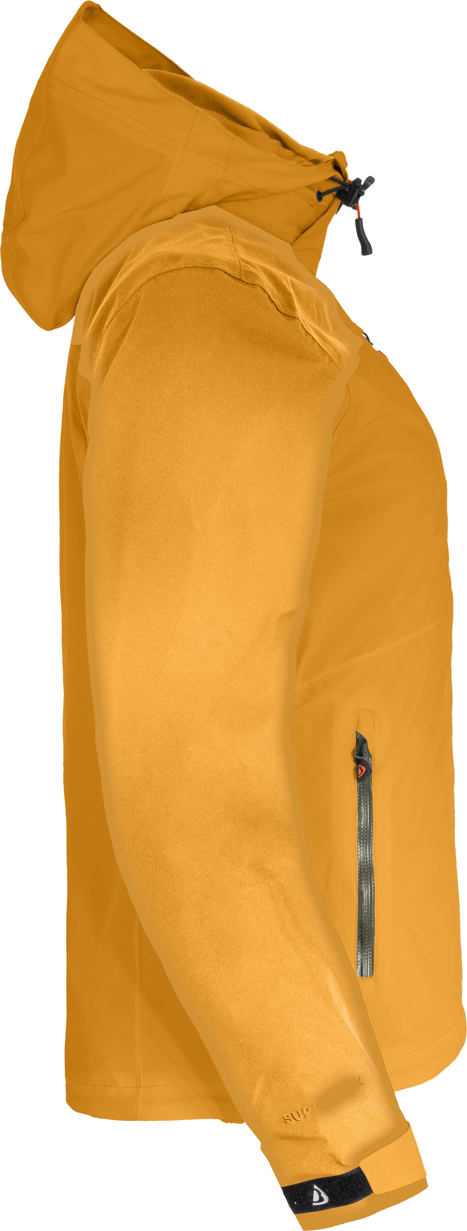 Bergson Regenjacke KURRIKA Damen Regenjacke, Netzfutter, 20000 mm Wassersäule, Normalgrößen, gold