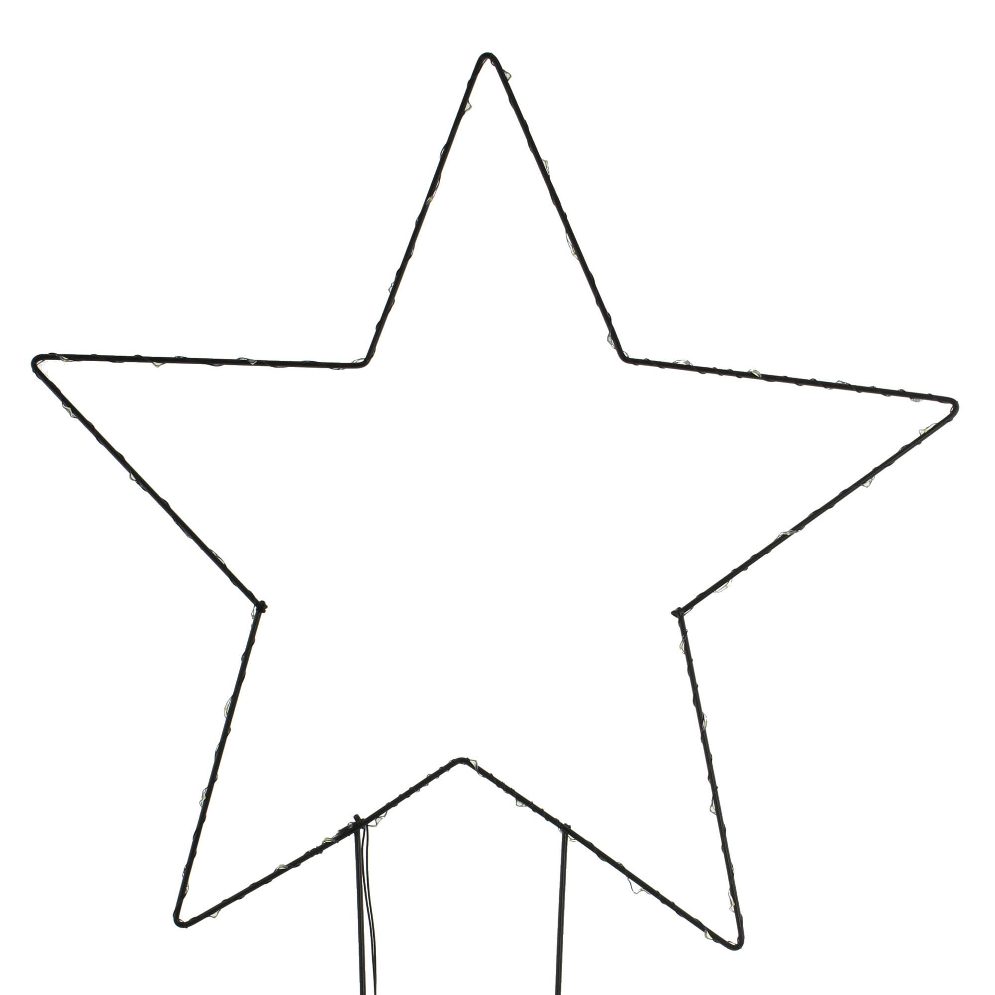 Frank Flechtwaren Gartenstecker LED-Gartenstecker Stern günstig online kaufen