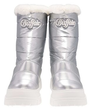 Buffalo ASPHA SNOW Silber Winterstiefel Damenstiefel mit Kunstfellfutter