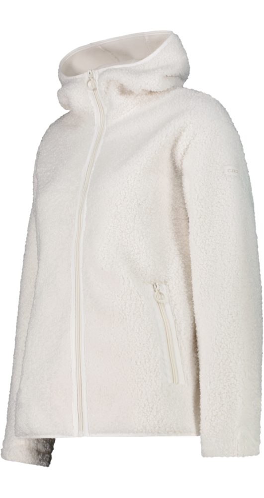 CMP Kapuzenfleecejacke WOMAN JACKET FIX HOOD mit Kapuze, sportlicher Stil, atmungsaktiv, wärmend – Bild 4 von 4