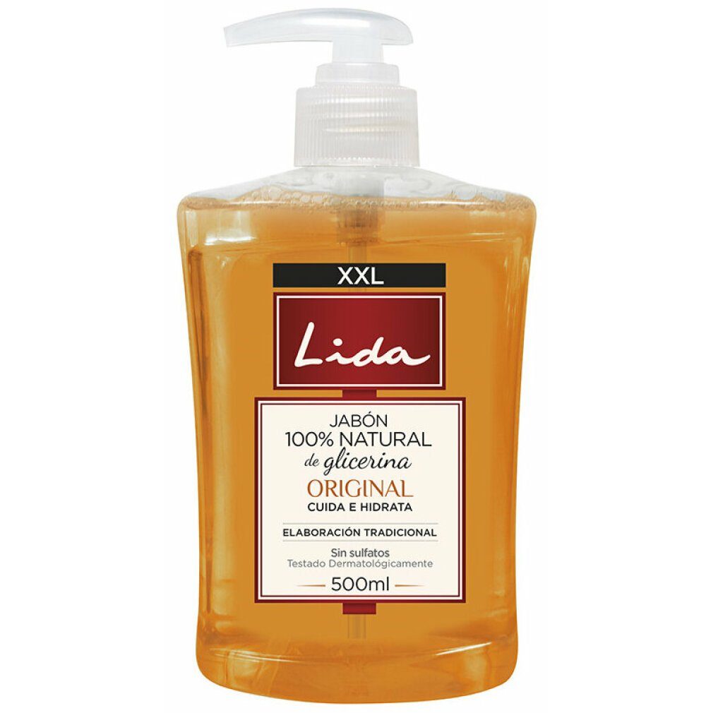 500 Hand Natural Soap Handseife Glycerin Lida Lida ml