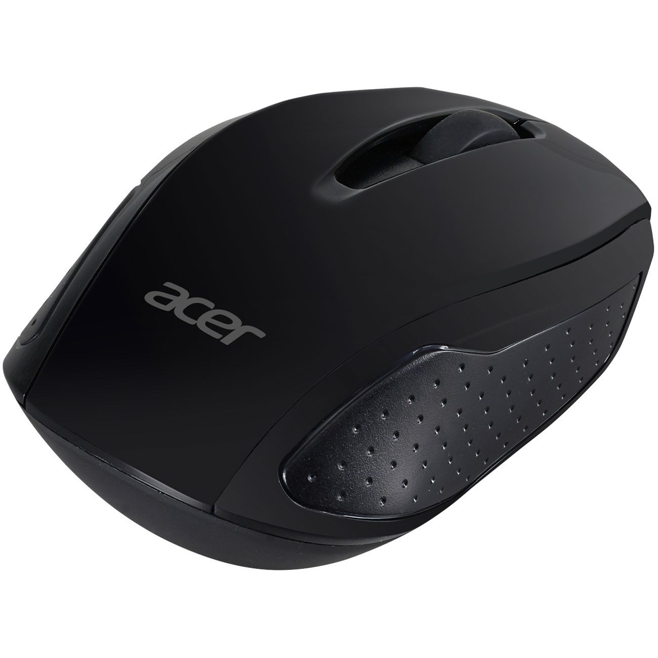Acer Optische Funkmaus: 1600 dpi für Laptop/PC. USB-Empfänger, Schwarz/Büro Funk-Trackball (Plug & Play, USB-Nano-Empfänger)