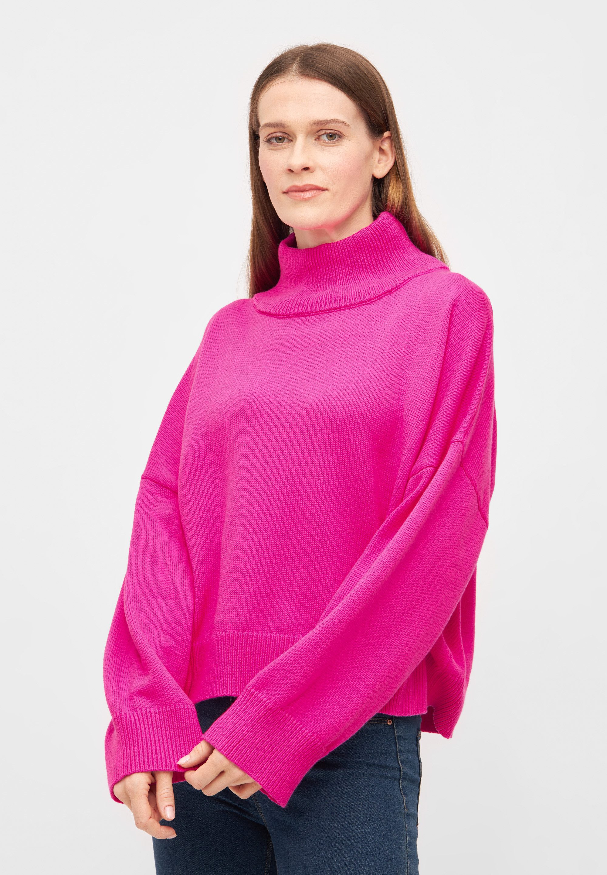 Derbe Strickpullover Basic Strick Schlicht, oversized, günstig online kaufen