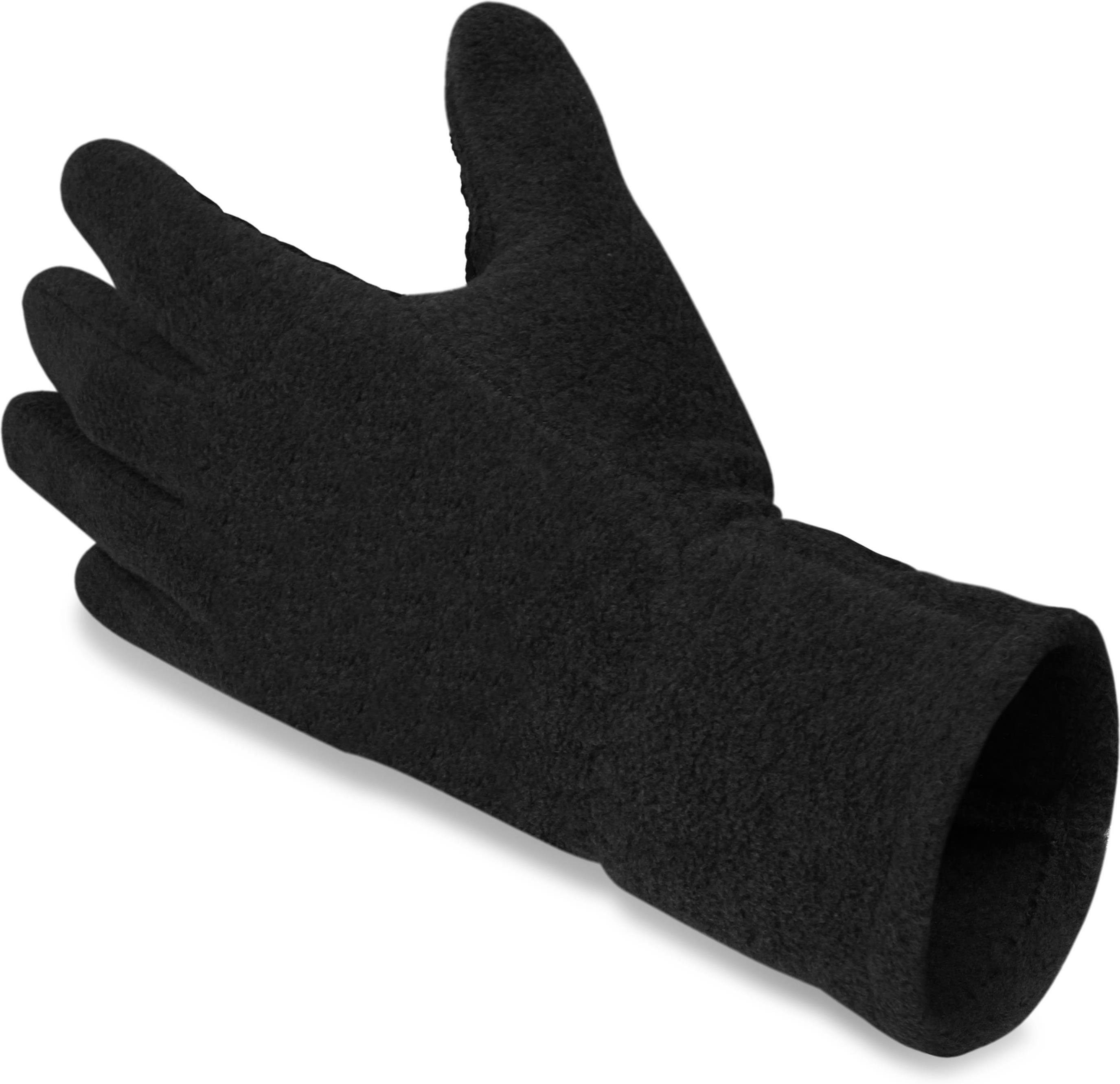 Fleece-Handschuhe mit Schwarz normani g) Skihandschuhe mit Arsuk 3M Thermohandschuhe Übergangshandschuhe (40 Fleecefütterungen Thinsulate™ Thinsulatefütterung Winterhandhscuhe Unterziehhandschuhe mit