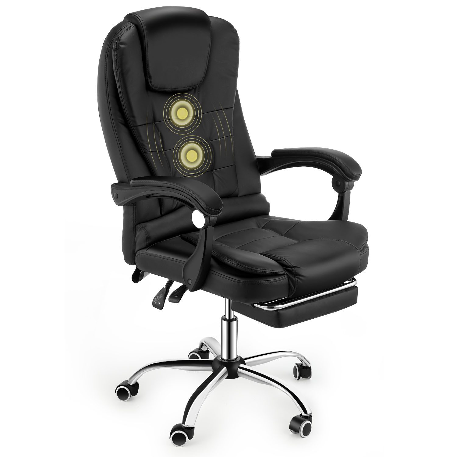 LETGOSPT Bürostuhl Massage Bürostuhl Chefsessel Gamer, günstig online kaufen