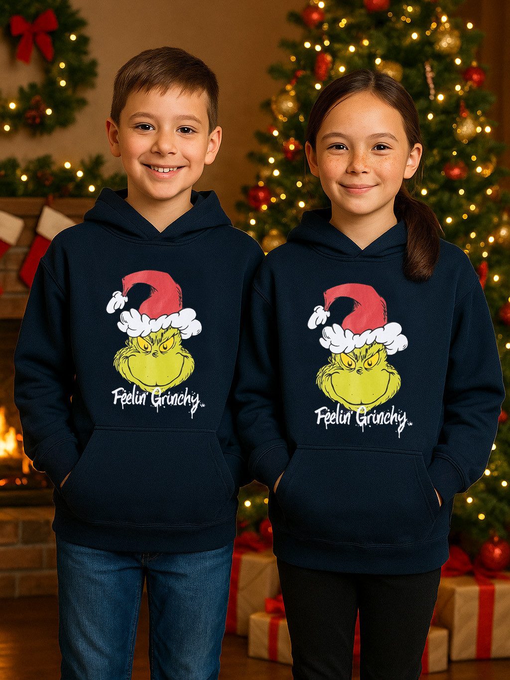United Labels® Sweatshirt The Grinch Hoodie Kapuzenpullover Sweatshirt Pullover mit Kapuze