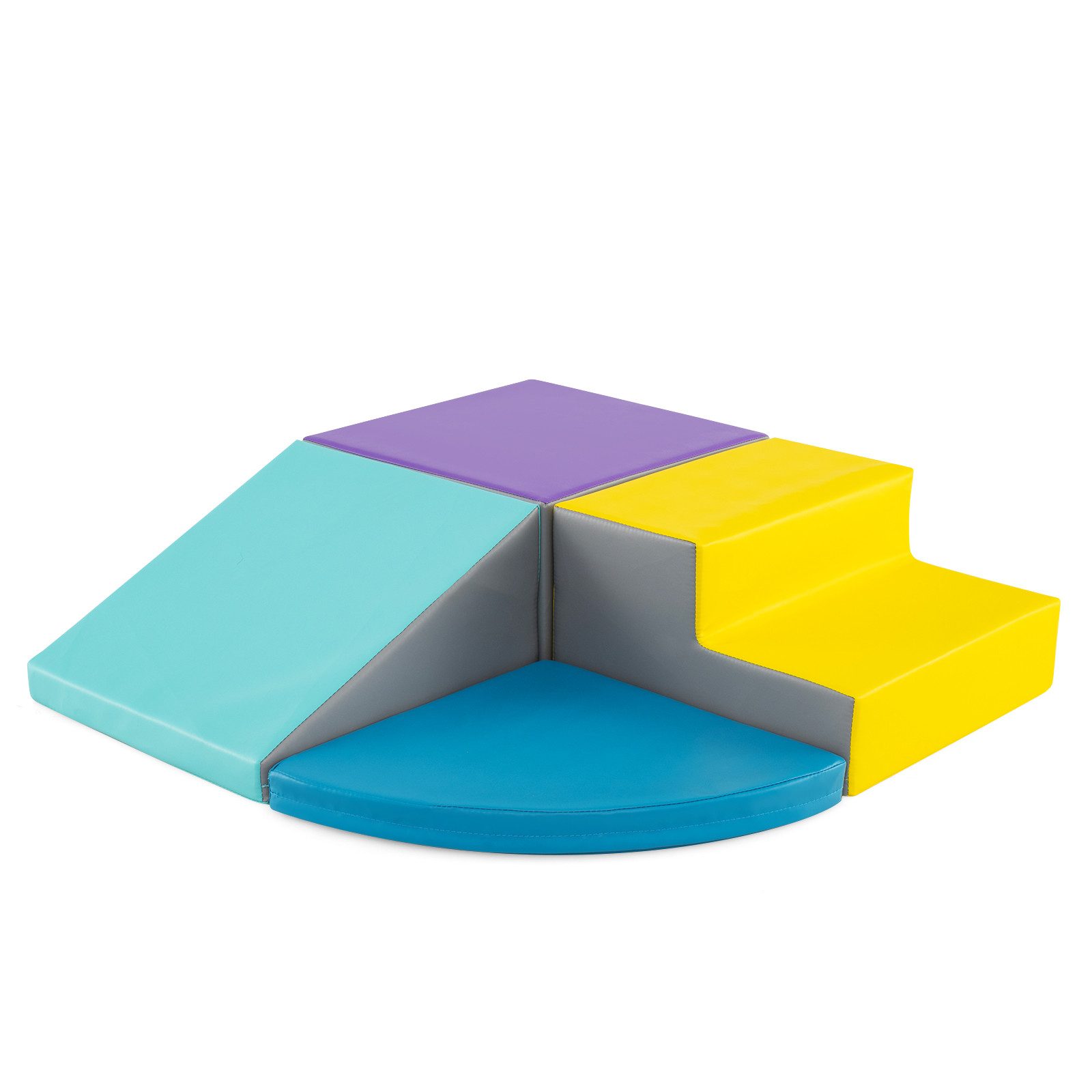 COSTWAY Schaumstoffbausteine Конструктора, (4 St), zum Klettern, aus Schaumstoff, mit Klettverschluss
