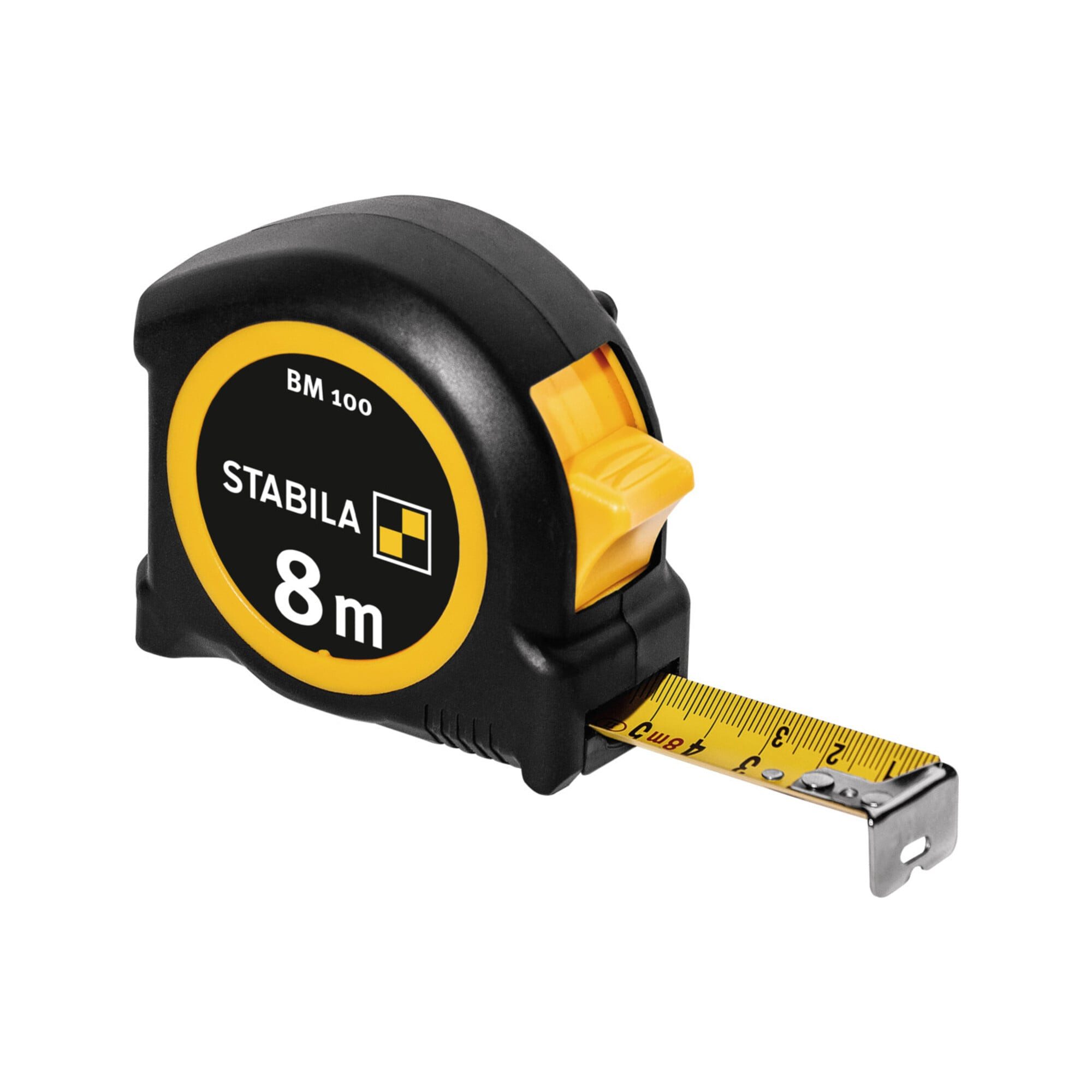 Stabila Maßband STABILA Taschenbandmaß BM 100, 8 m, metrische Skala