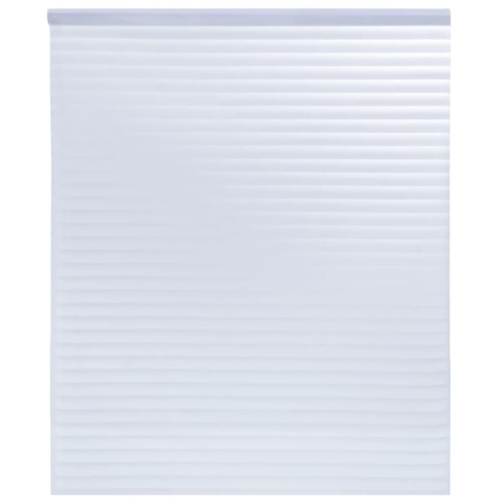 vidaXL Fensterfolie Fensterfolie Matt Streifenmuster 90x500 cm PVC