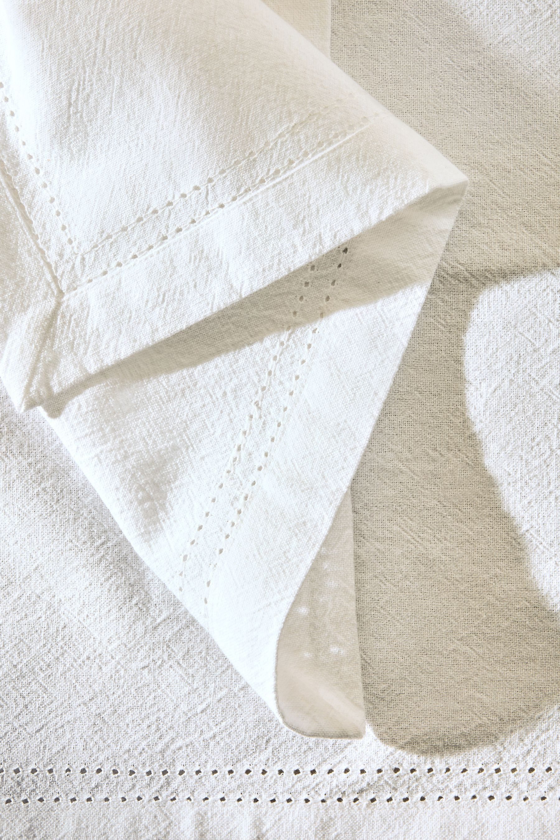 Next Stoffserviette 4er Set Servietten aus gewaschener Baumwolle, (4 St)