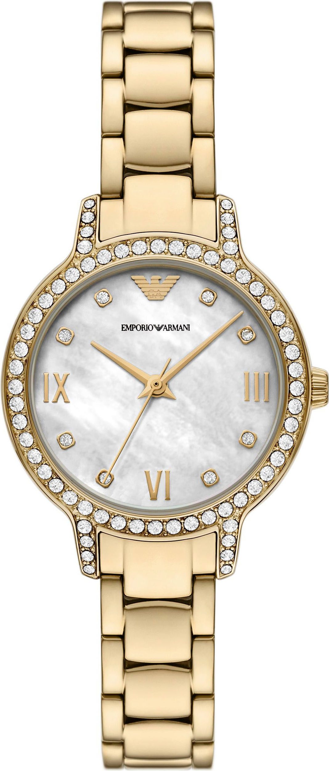 Emporio Armani Quarzuhr AR11652, Armbanduhr, Damenuhr, günstig online kaufen
