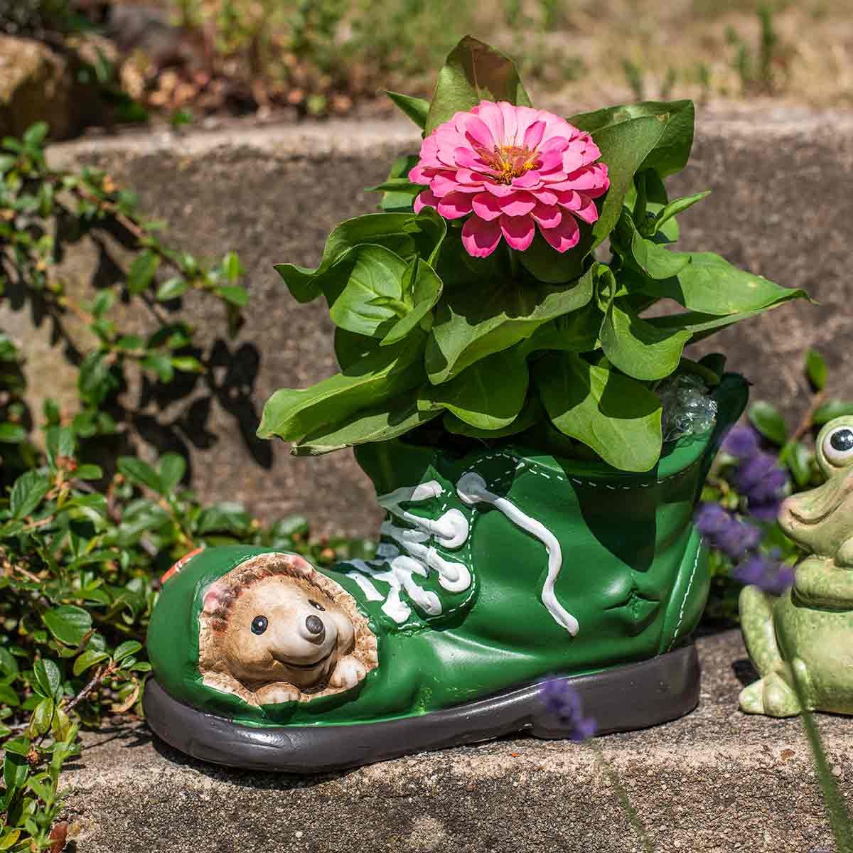 Viana Übertopf Übertopf Deko, grüner Schuh günstig online kaufen