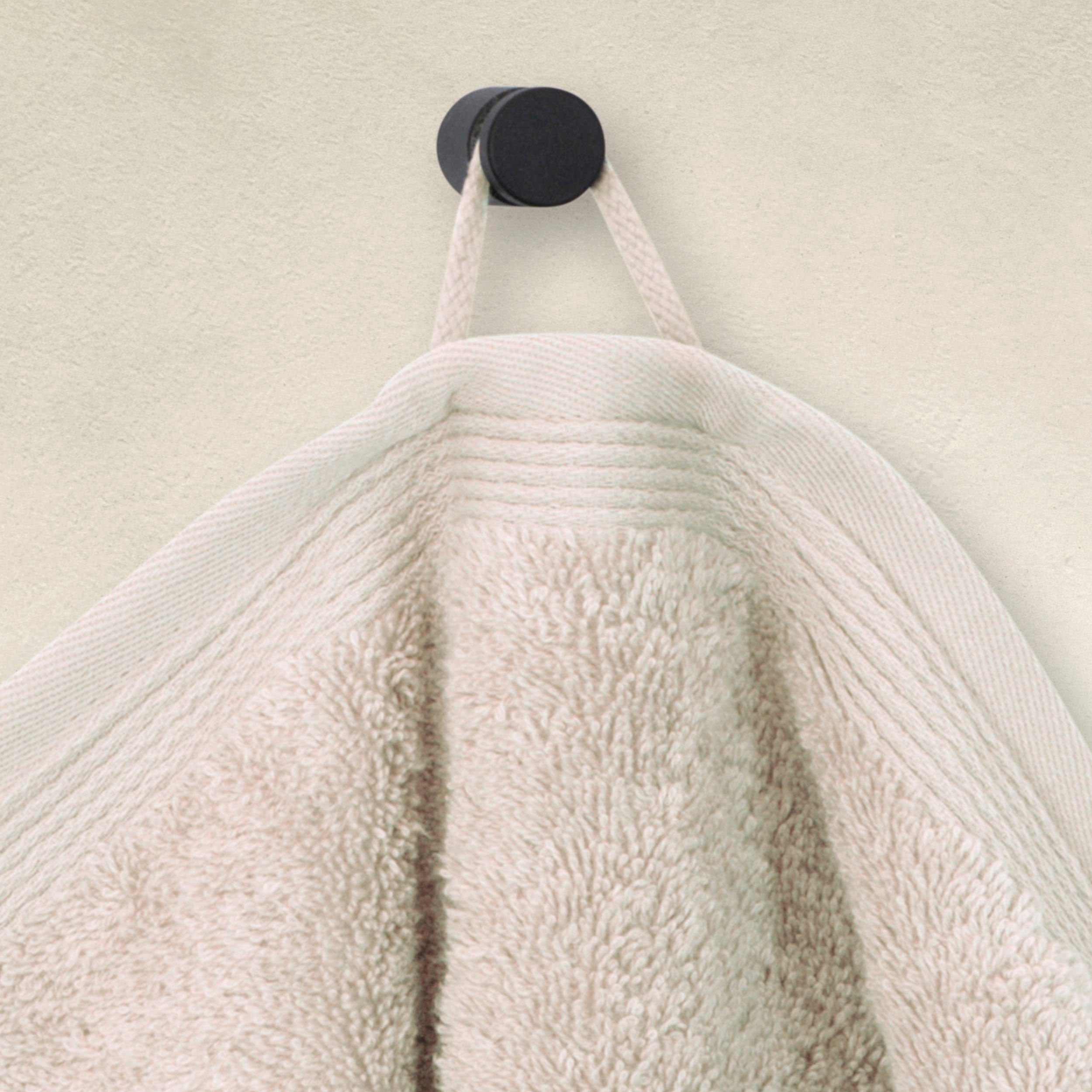Möve Gästehandtücher Superwuschel, Walkfrottee (Set, 3-St), Gästehandtücher Set mit Bordüre, 100% Premium Cotton Baumwolle, weich