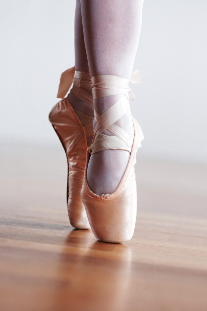 1art1 Poster Ballett Kunstdruck Bild - Spitzenschuhe, RelevÃ© (120 x 80 cm)