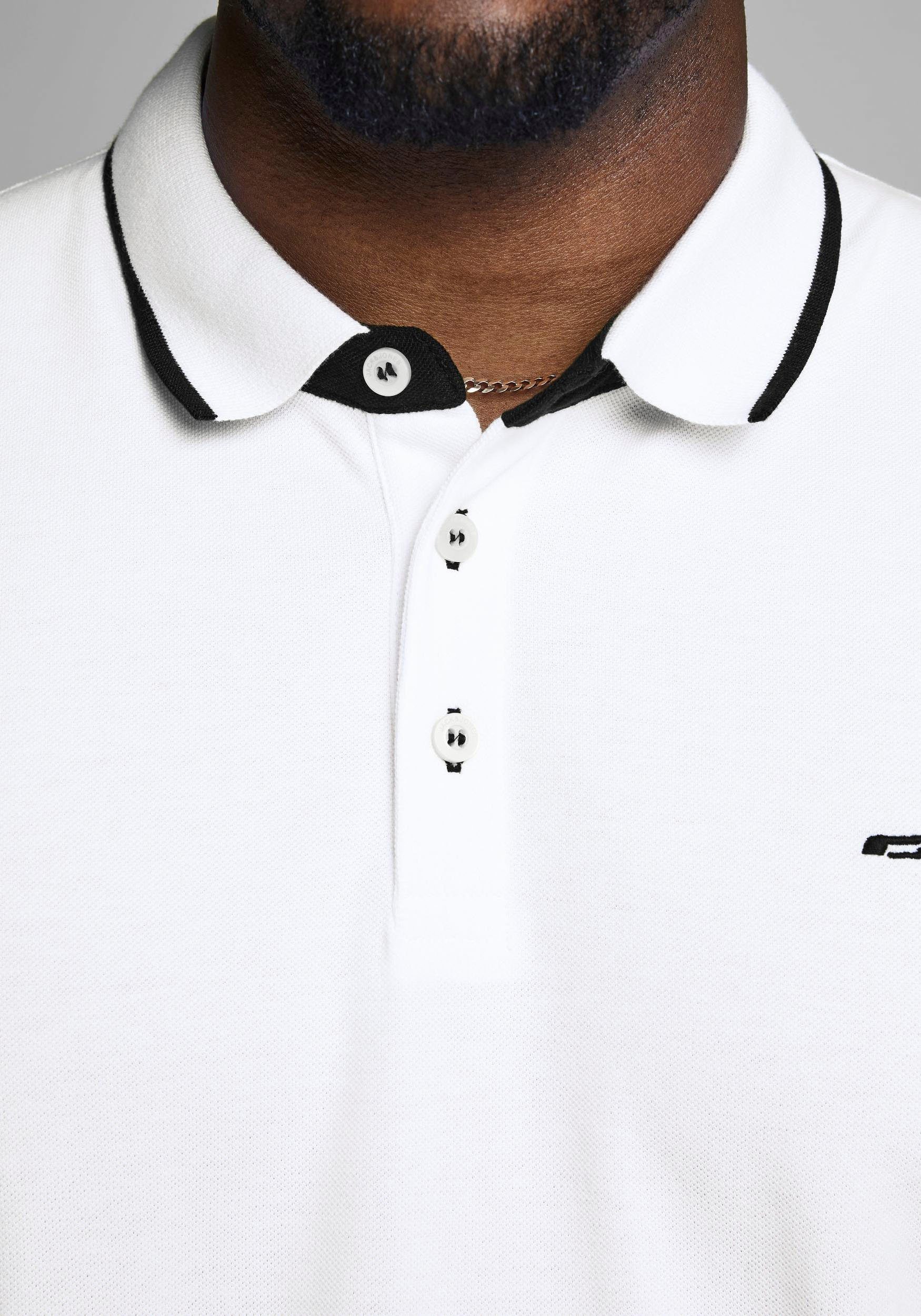 Jack & Jones PlusSize Poloshirt JJEPAULOS POLO SS NOOS PLS Baumwolle, regular fit – Bild 3 von 5