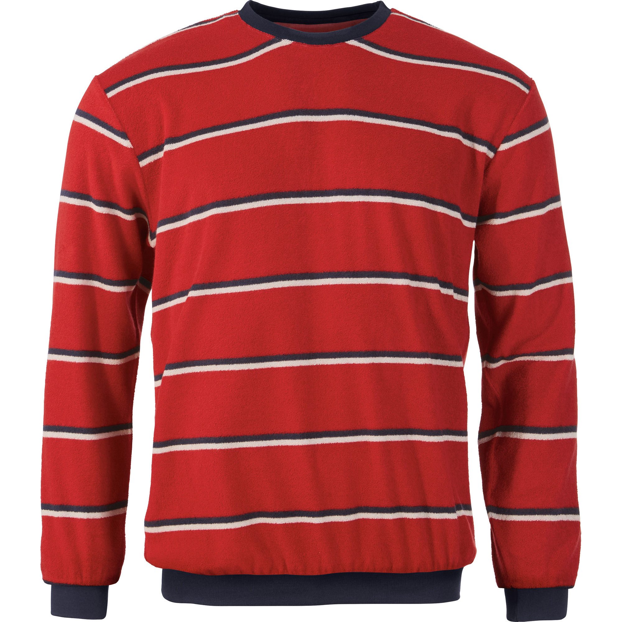 REDBEST Pyjama Herren-Schlafanzug Frottee Streifen günstig online kaufen