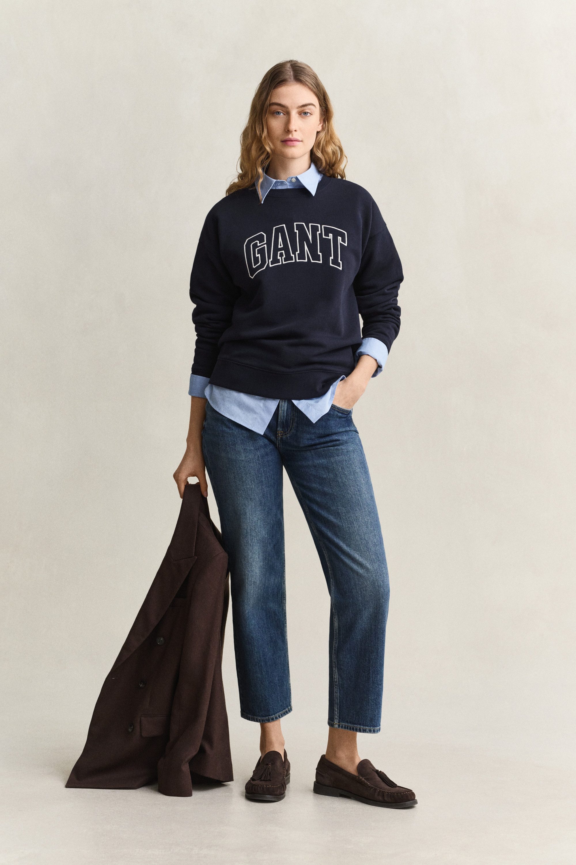 Gant Sweatshirt GRAPHIC C-NECK SWEAT Relaxed fit mit Rundhalsausschnitt – Bild 4 von 5