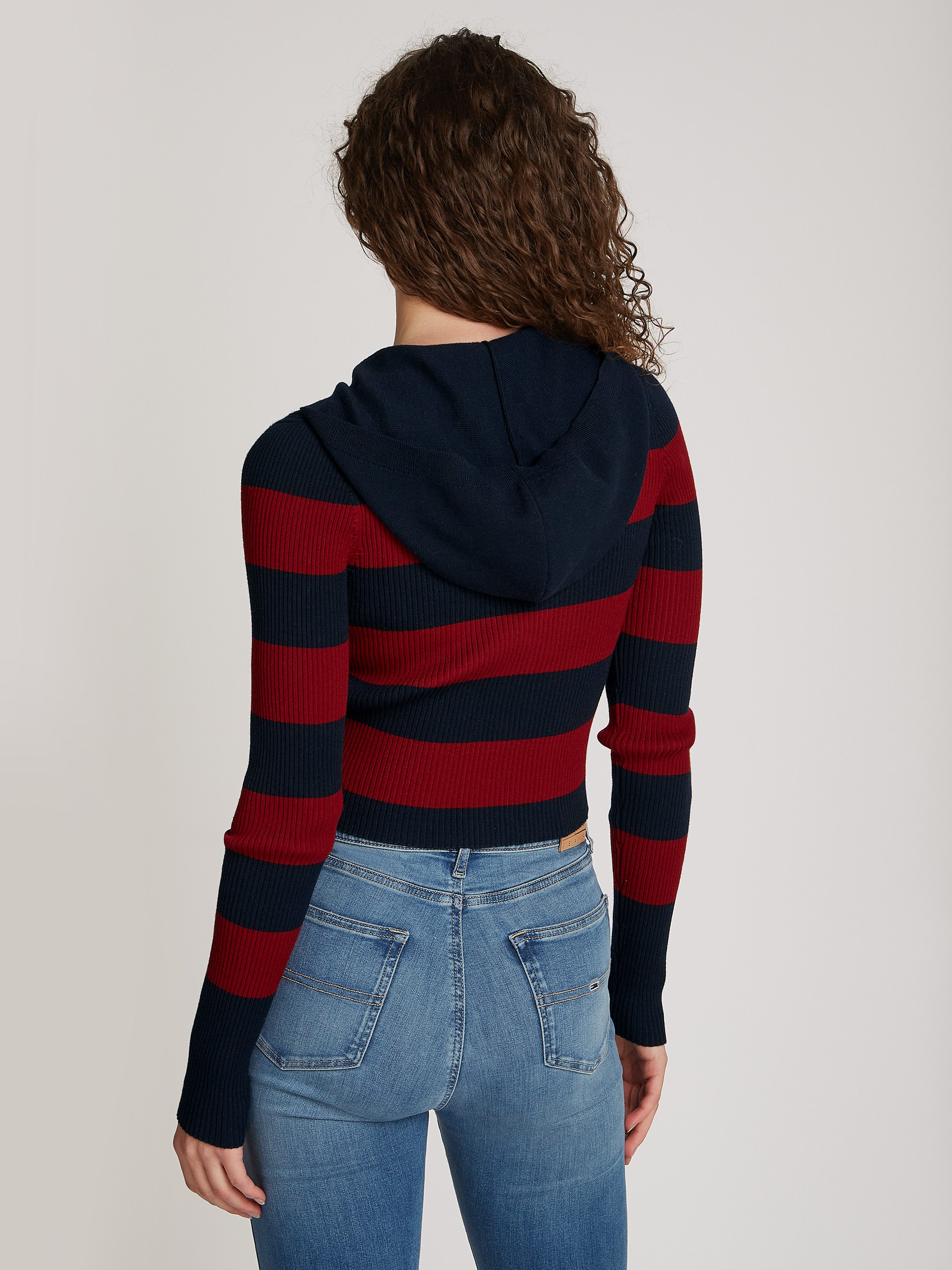 Tommy Jeans Kapuzenpullover TJW STRIPE 1/4 günstig online kaufen