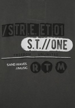 STREET ONE MEN Poloshirt in Unifarbe