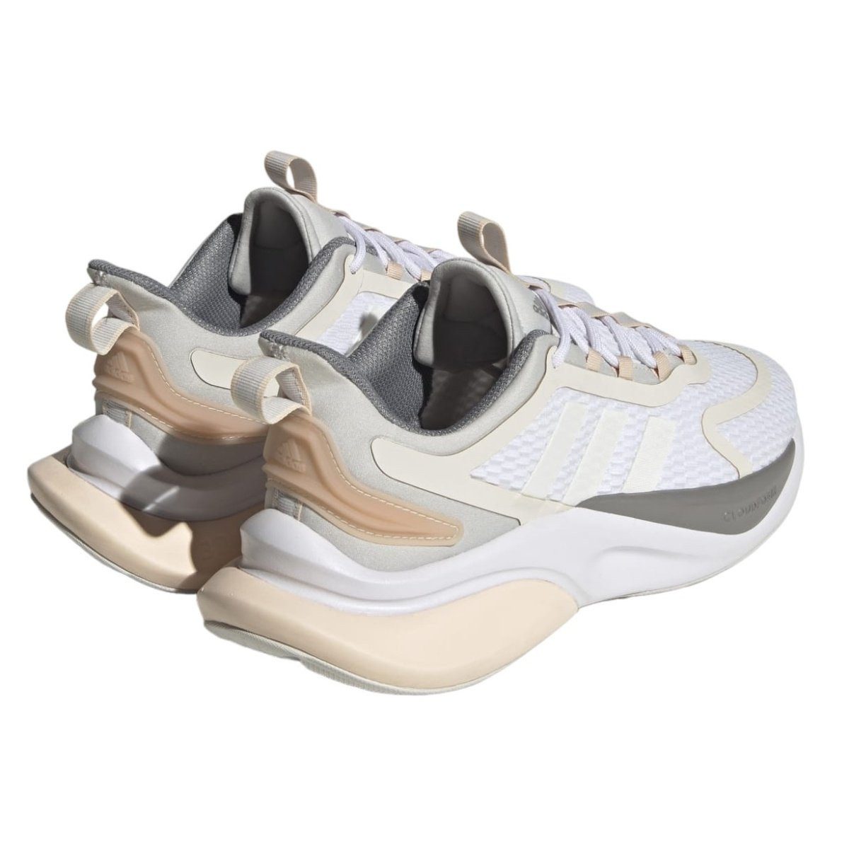 adidas Performance Alphabounce+ Sustainable Bounce weiss/beige/grau Damen Sneaker – Bild 5 von 5