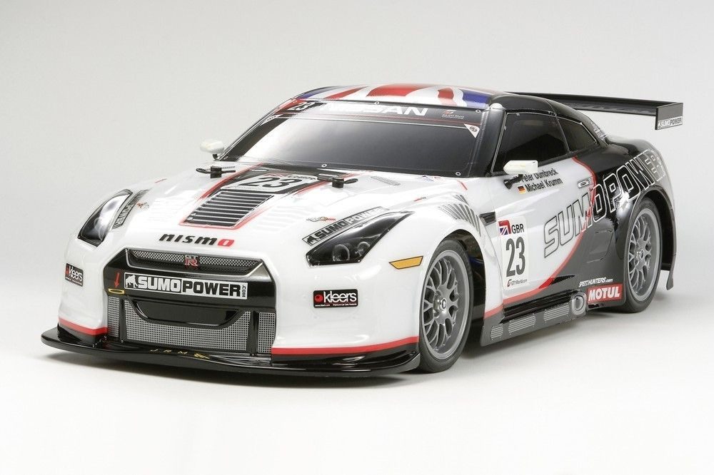 Tamiya RC-Buggy Tamiya Sumo Power GT Nissan GT-R Karosserie inkl. Zubehör