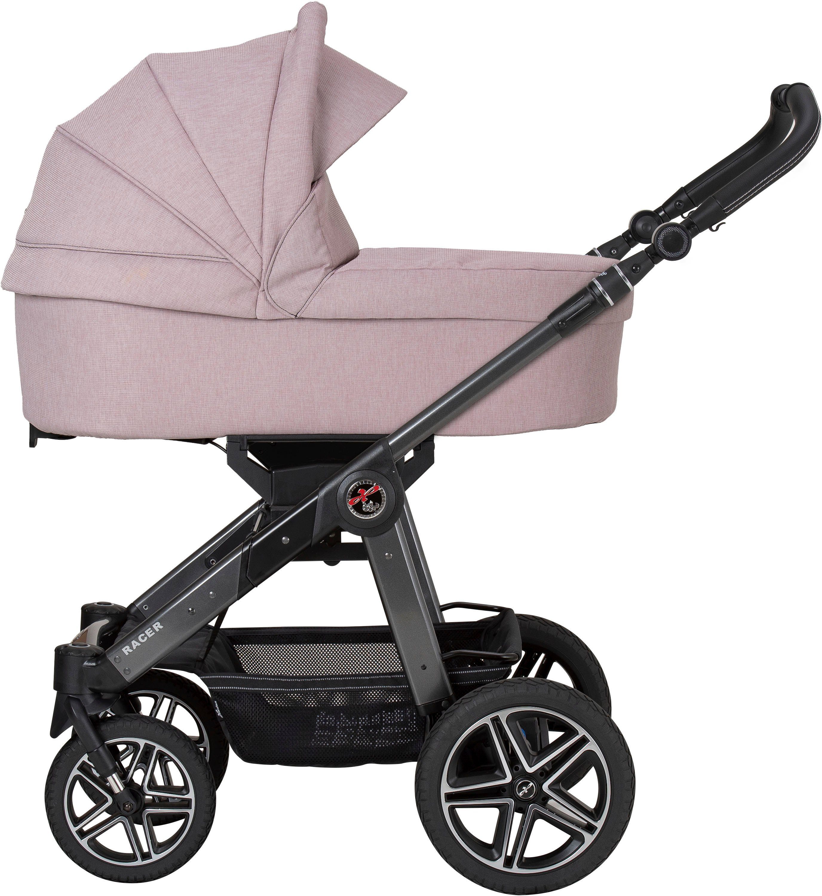 Collection, Kombi-Kinderwagen Falttasche GTS Germany Made Hartan birds Casual Trend; - mit platin in Racer | rosy