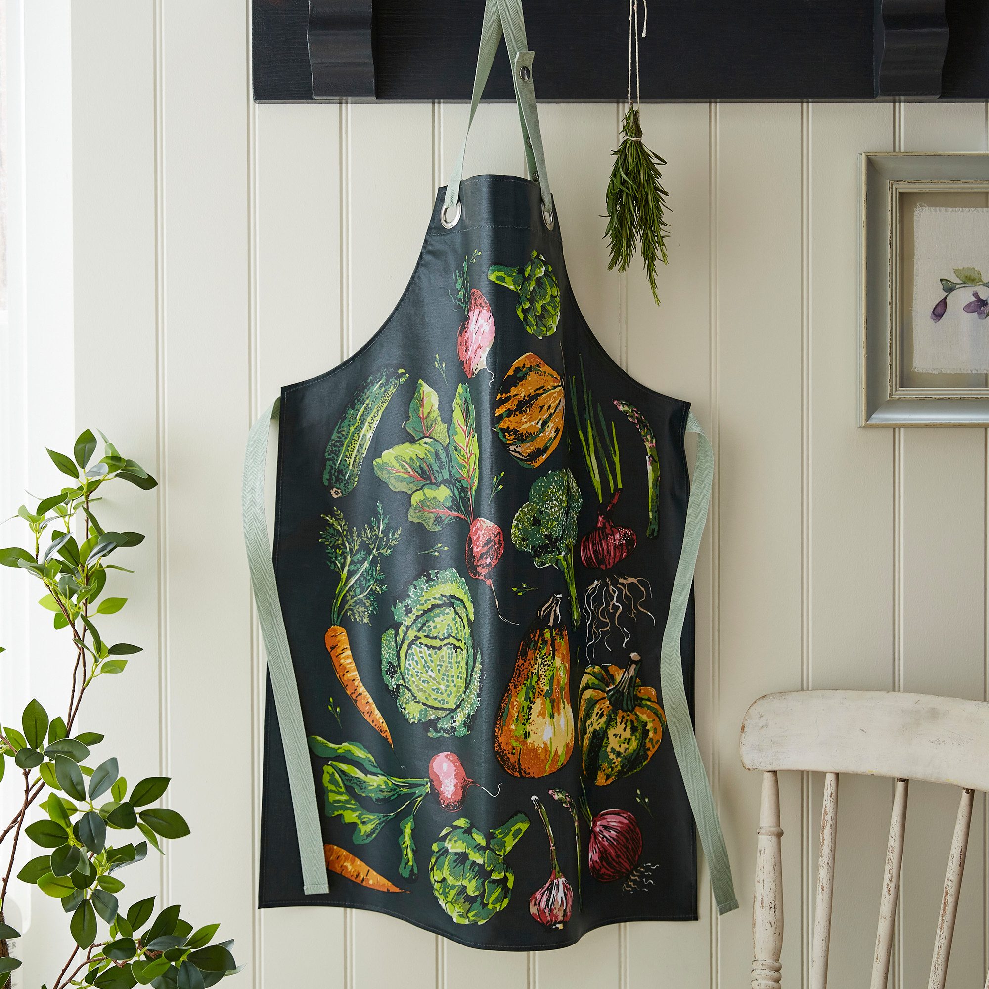 Ulster Weavers Kochschürze Vegetable Medley, (1-tlg., 1-teilig), PVC beschichtete Kochschürze 100% Baumwolle mit PVC-Überzug ca.59x81cm