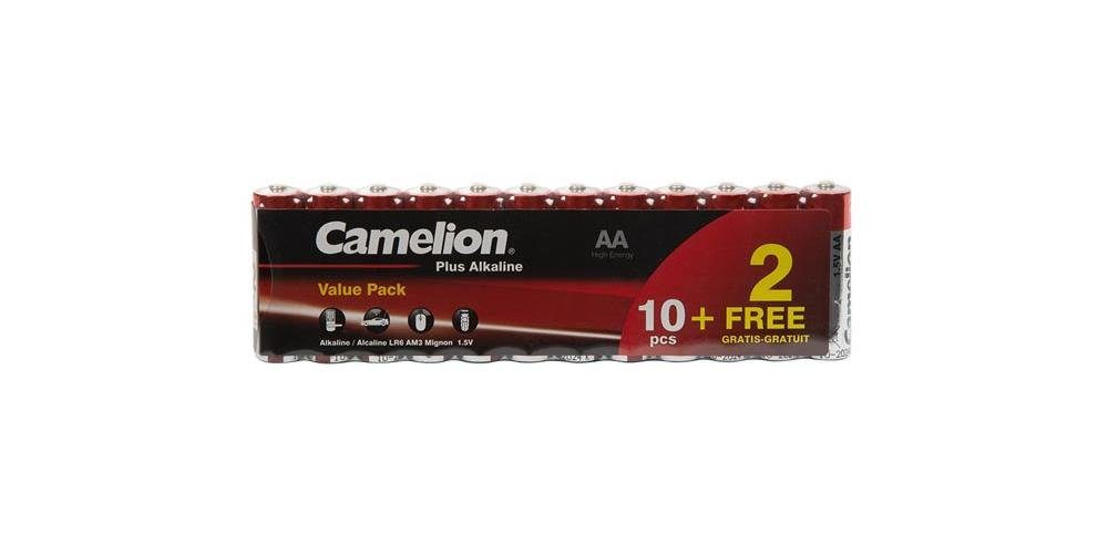 Camelion ALKALI-MANGAN AA VORTEILSPACK (10 + 2 St) / LR6 1.5 V - 2800 mAh Batterie