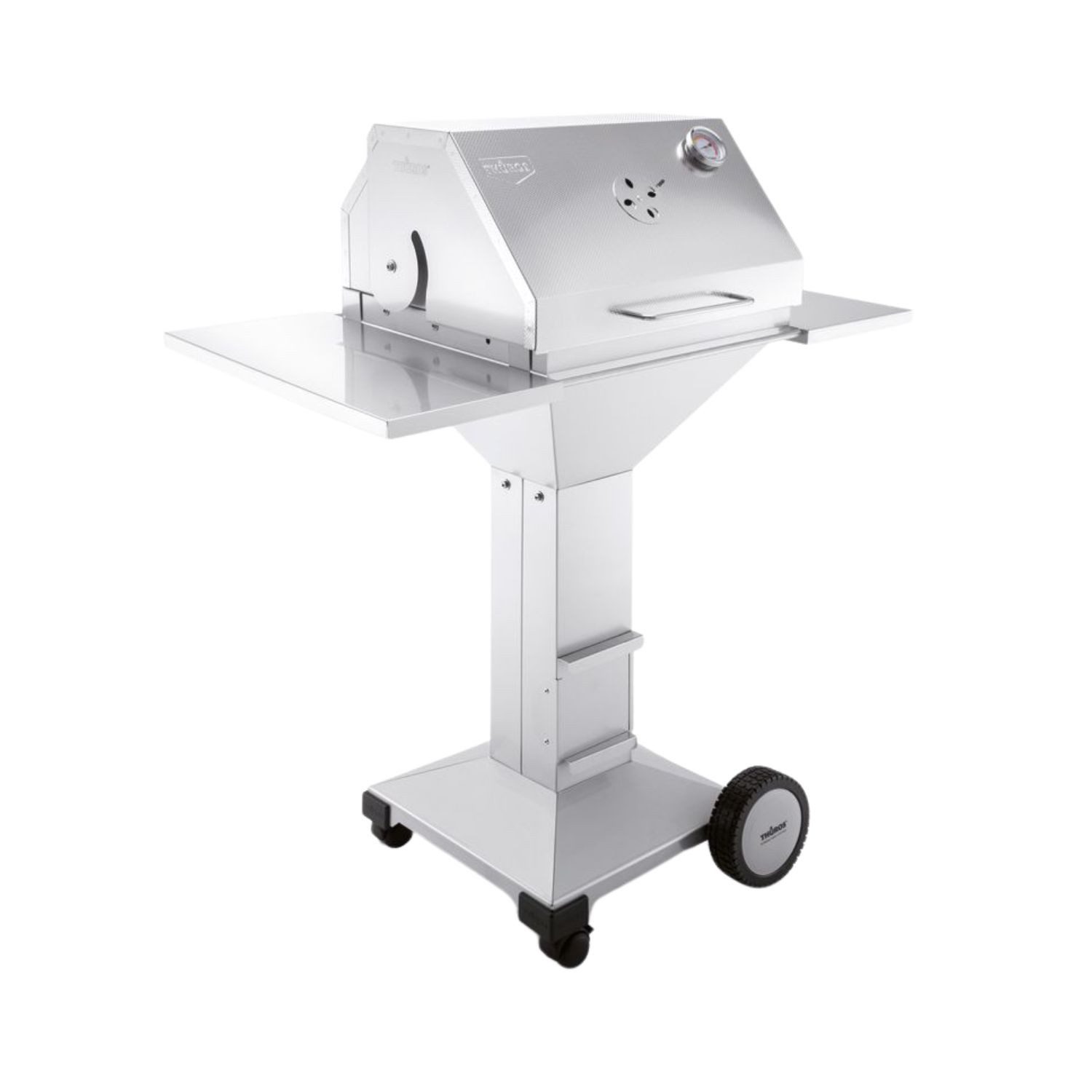 Thüros Holzkohlegrill Thüros T3 Holzkohle-Grillstation Grillfläche 42 x 42 cm mit 4 Rollen