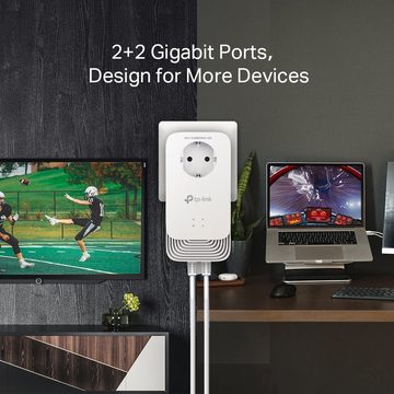 tp-link PG2400P KIT G.hn2400 Powerline 2er Kit WLAN-Repeater