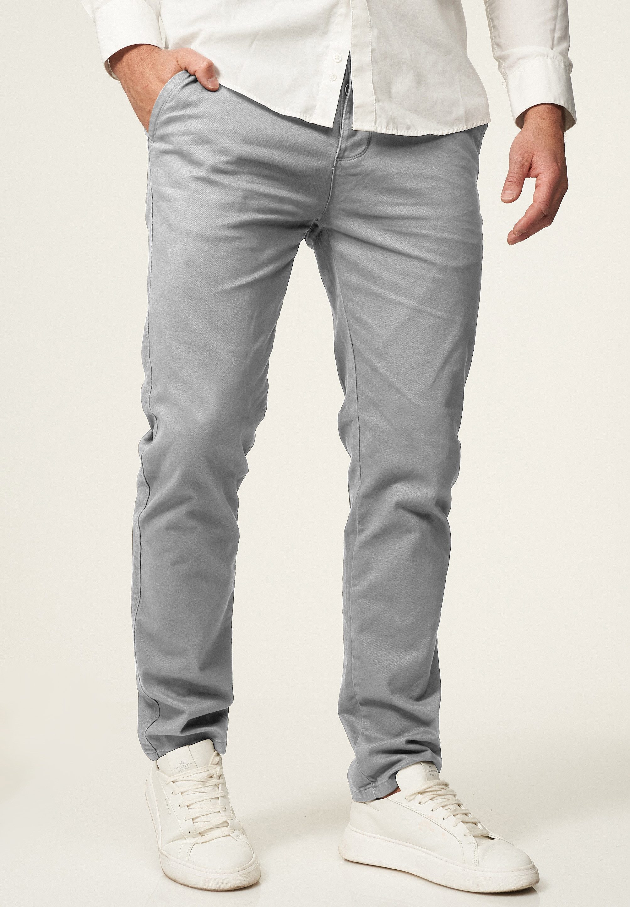 DAILY COTTON Chinohose DCPROVO Herren Chino Hose Elastische Jeans Stoffhose Slim-Fit Casual Business – Bild 4 von 5