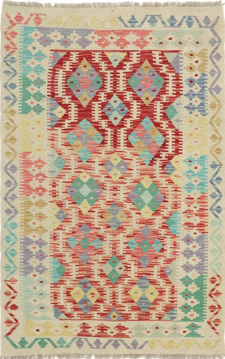 Orientteppich Kelim Afghan Heritage 96x148 Handgewebter Moderner Orientteppich, Nain Trading, rechteckig, Höhe: 3 mm
