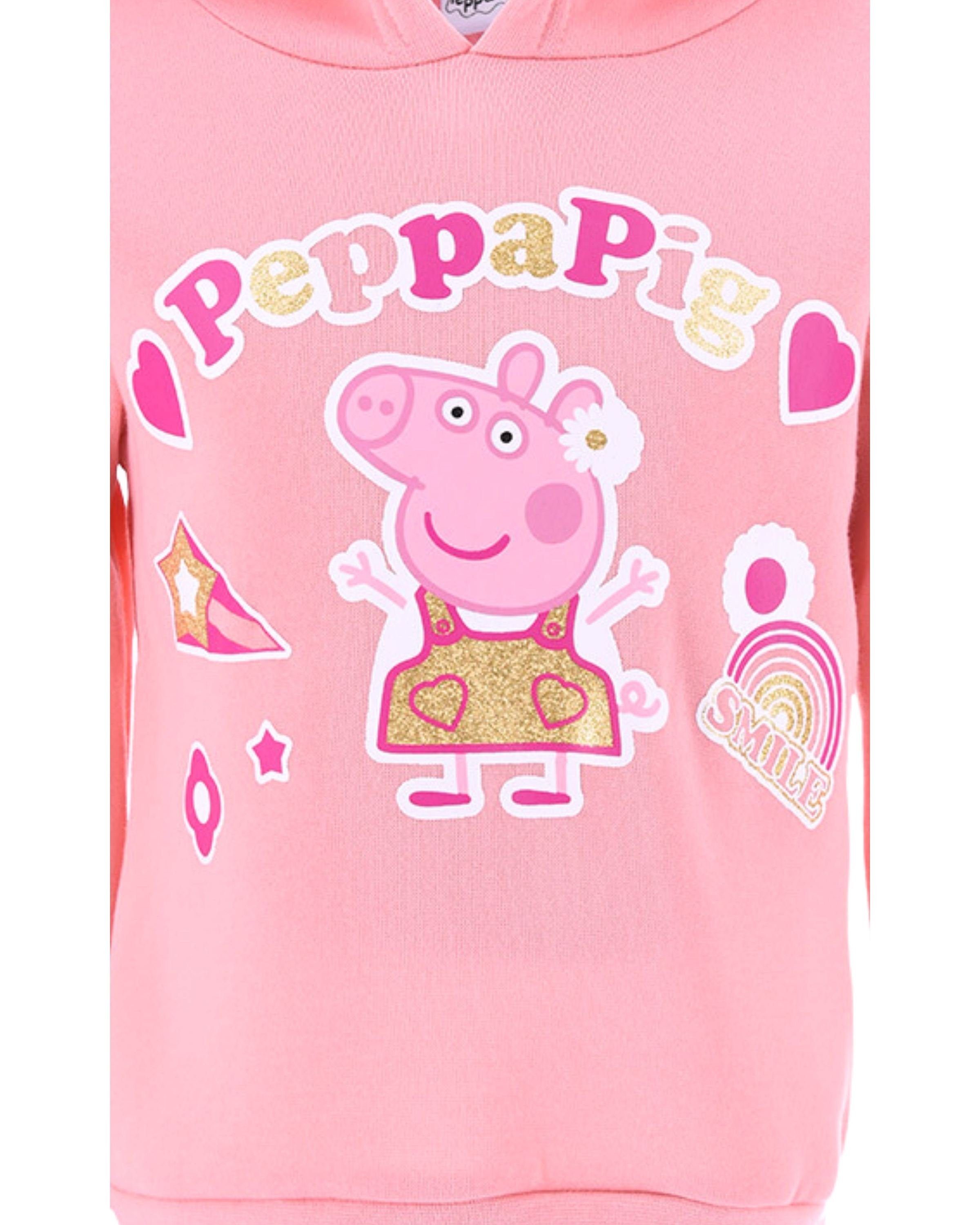 Peppa Pig Hoodie Peppa Rosa Kapuzenpullover cm Mädchen 98 - 116 Wutz Gr