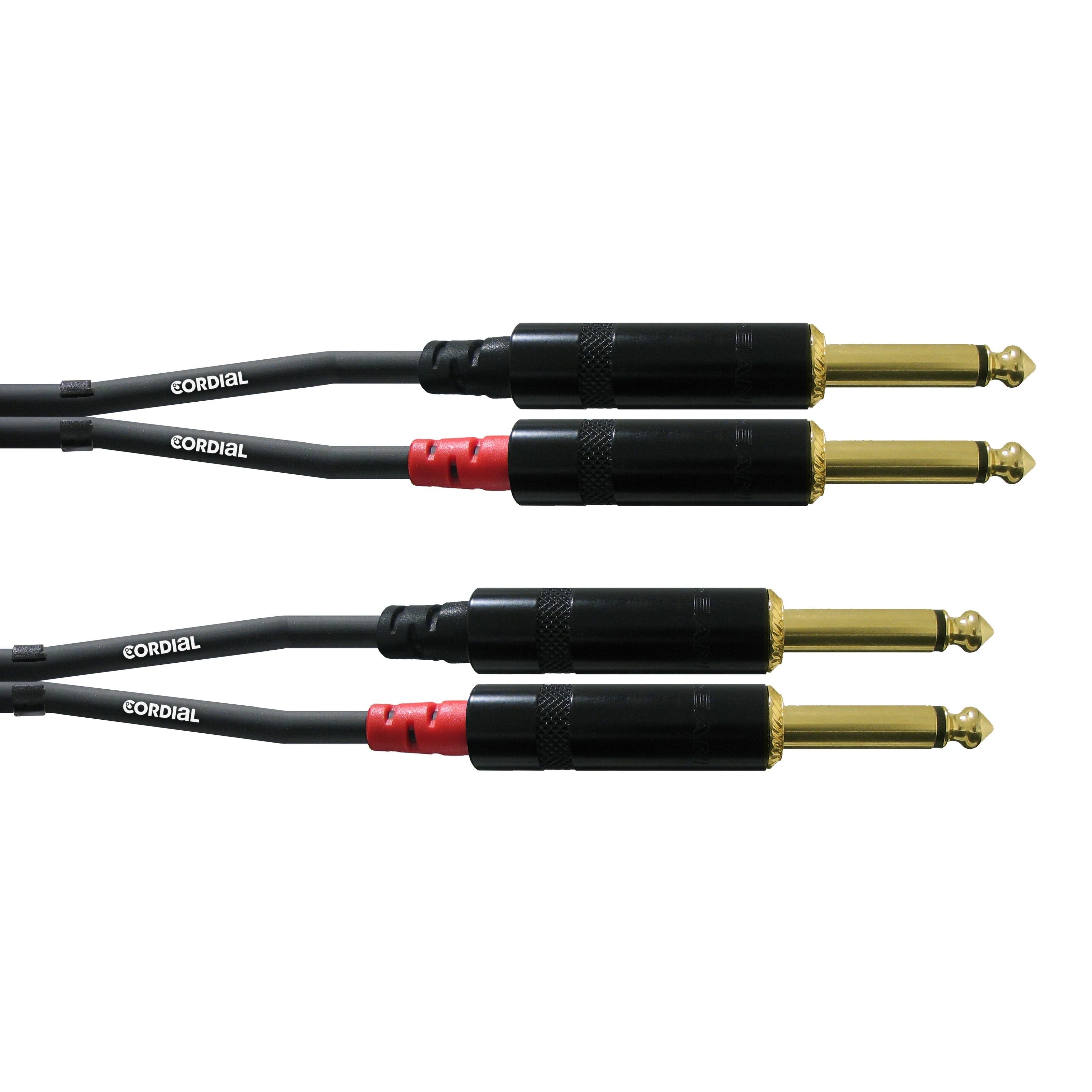 Cordial Audio-Kabel, CFU 6 PP Doppel-Klinkenkabel 6 m - Audiokabel