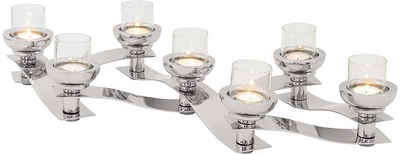 Fink Kerzenleuchter PAREO, Teelichthalter, aus Metall, rotierende Elemente, individuell stellbar