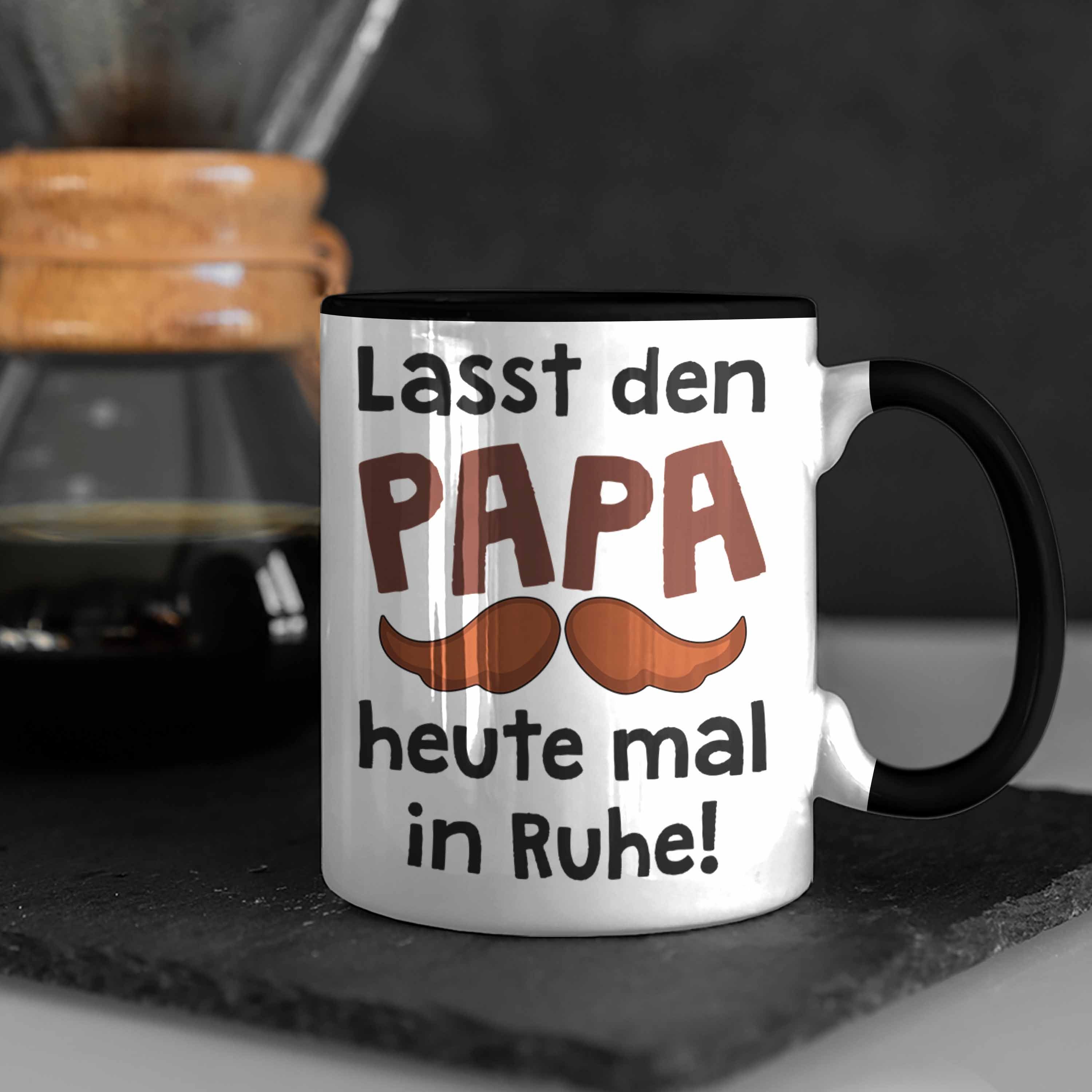 Sohn Kaffeetasse Schwarz Tasse von Bester Vater Spruch Tasse Geschenk Papa Geschenk - Papa mit Vatertag Trendation Trendation