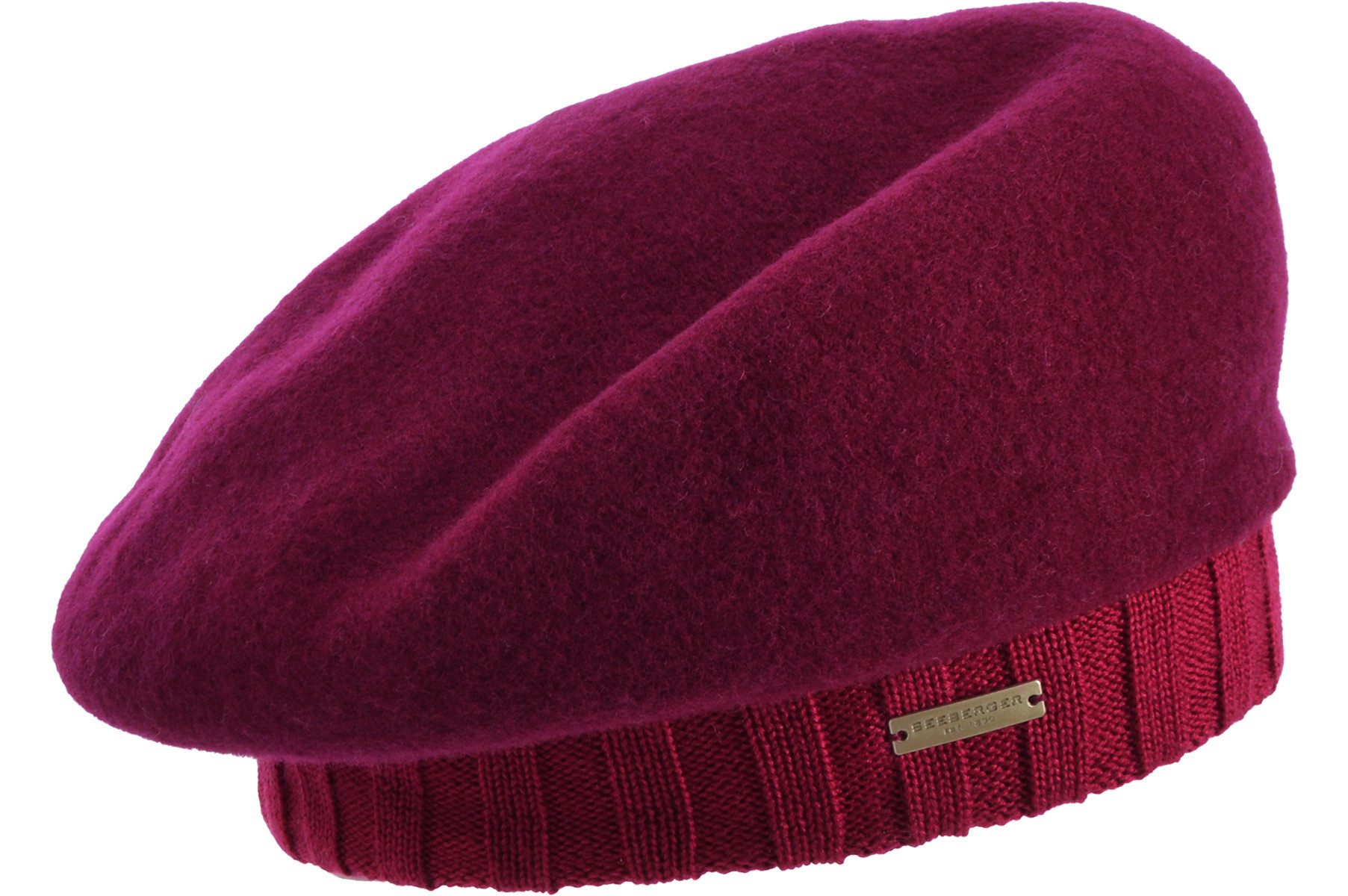 Seeberger Baskenmütze Walk Baskenmütze mit Strickbund günstig online kaufen