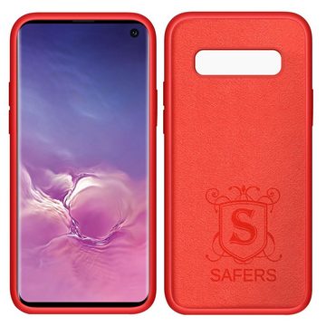 CoolGadget Handyhülle Silikon Colour Series Slim Case für Samsung Galaxy S10 6,1 Zoll, Hülle weich Handy Cover für Samsung S10 Schutzhülle