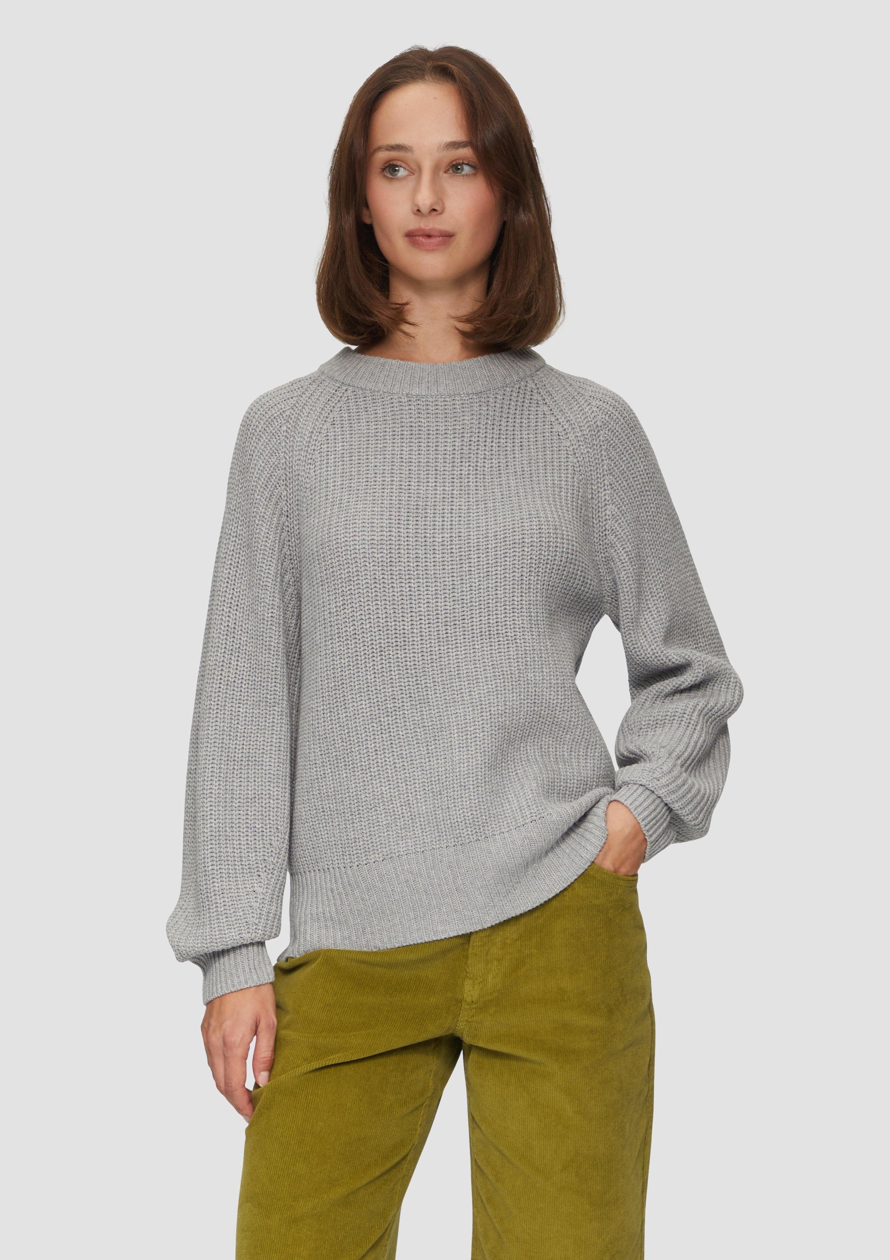 Strickpullover Strickpullover mit Raglanärmeln