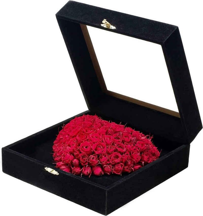 Kunstblume Adora Rose Liebesbox, konservierte Rosen, handgefertigte Rosen, JUNG, Valentinstag Geschenk Frau, Valentintstagsgeschenk Frauen Blumen Rose