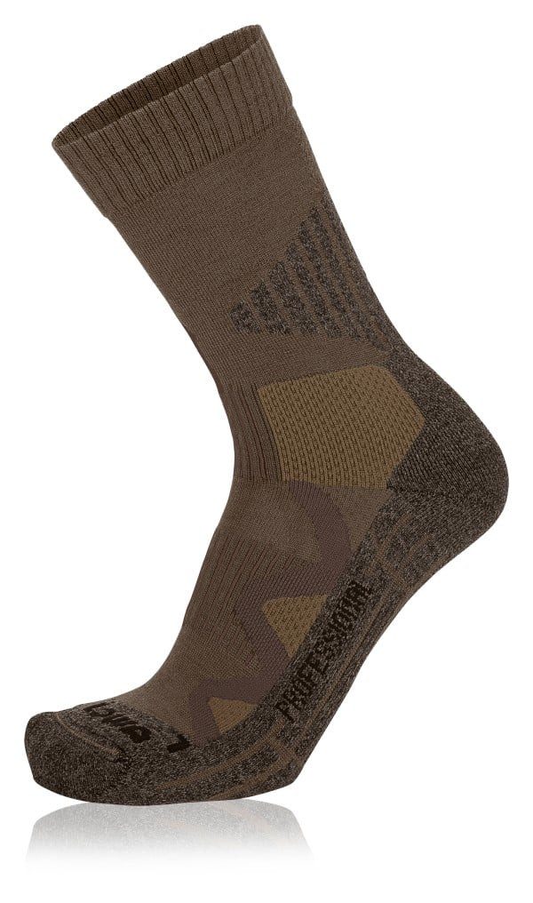 Lowa Wandersocken Crew 4-Season Pro (Merinowolle, hoher Tragekomfort) coyot günstig online kaufen