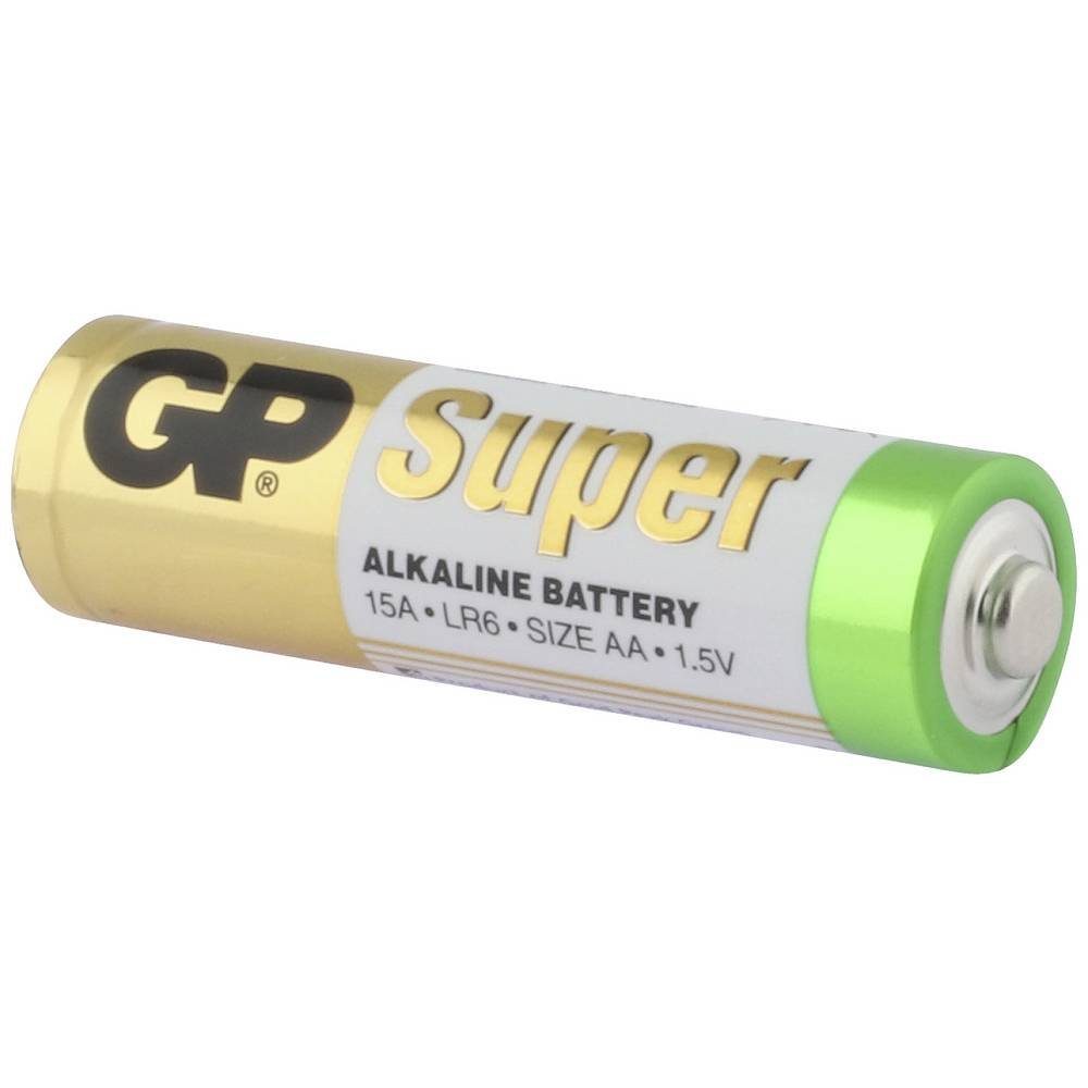 GP Batteries GP Alkaline Batterien AA Mignon, LR06, 1.5V, mit Batterie